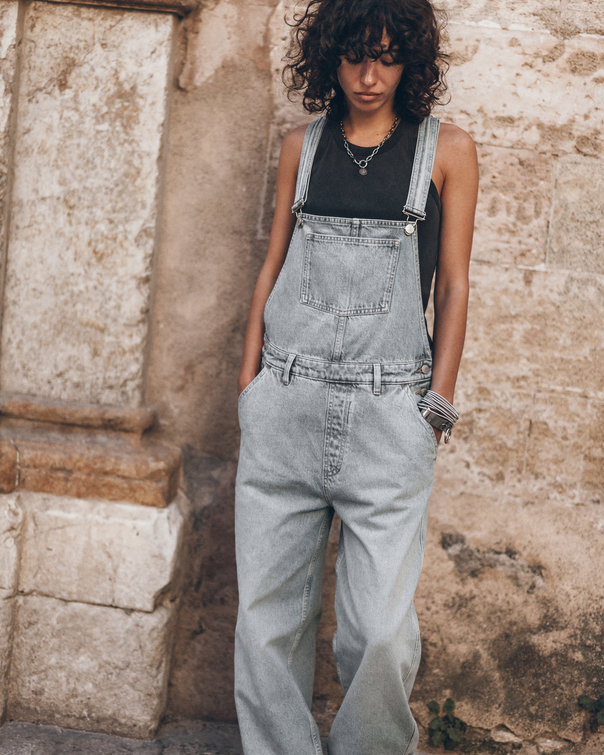 MIKUTA Blue Dungarees
