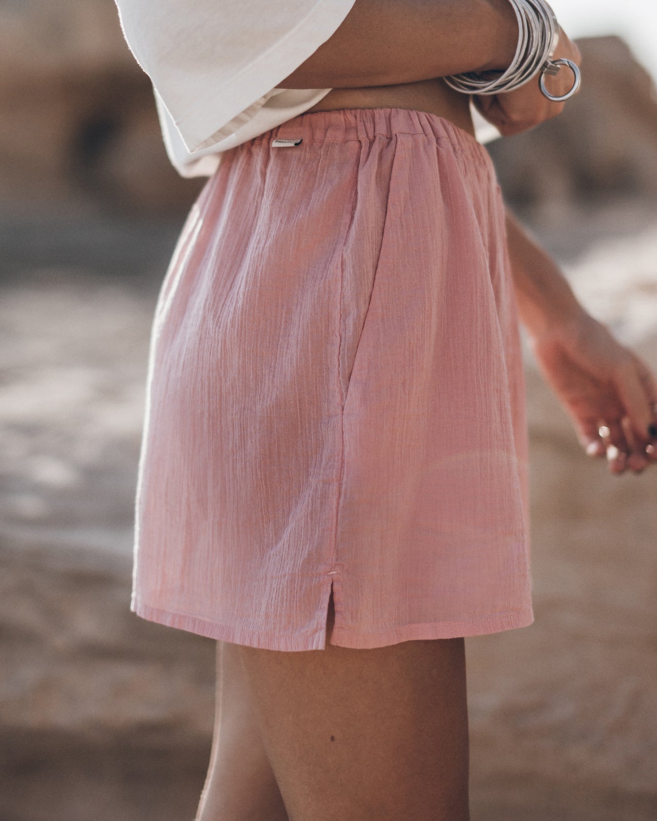 The Blush Flowy Shorts