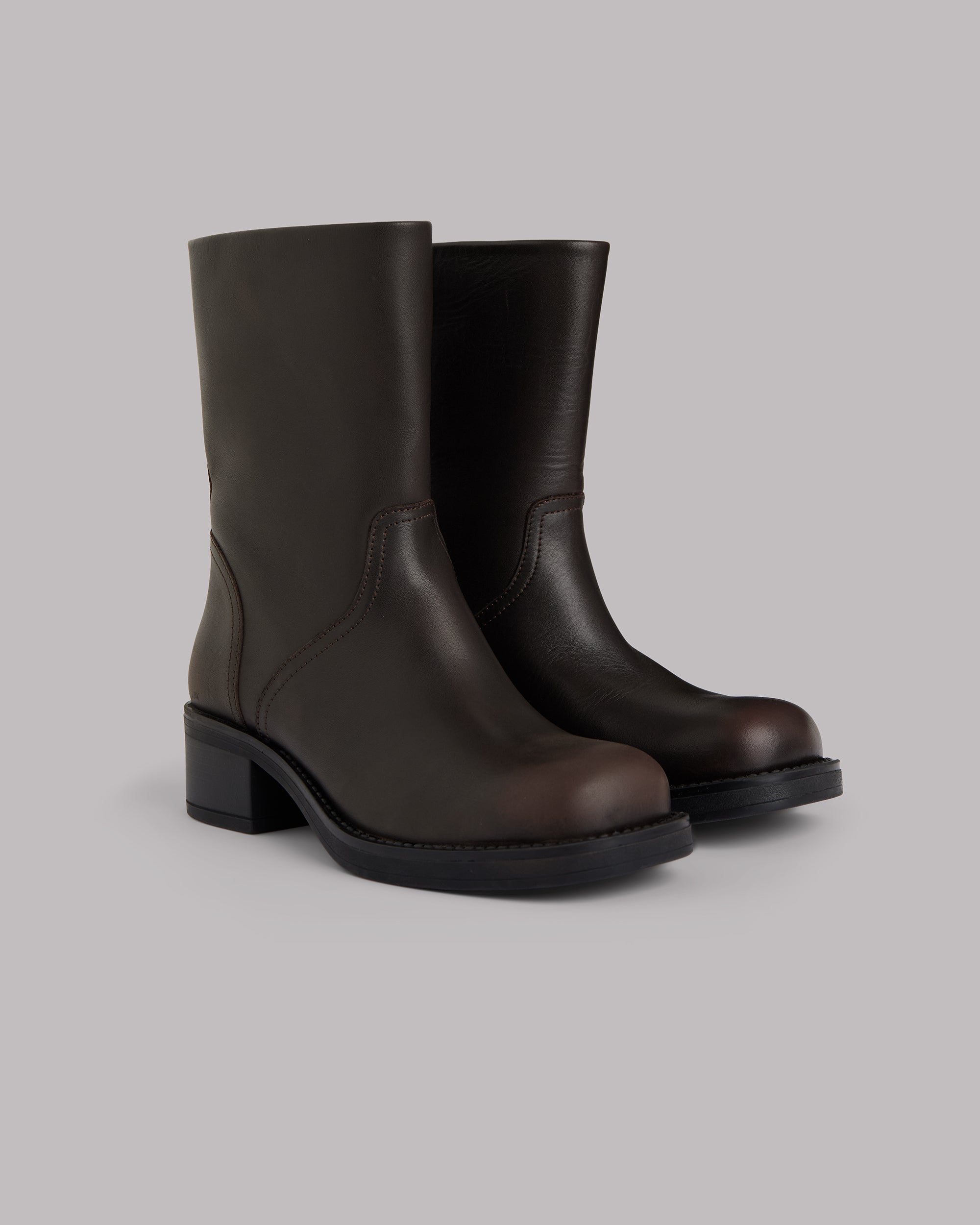 The Brown Leather Boots