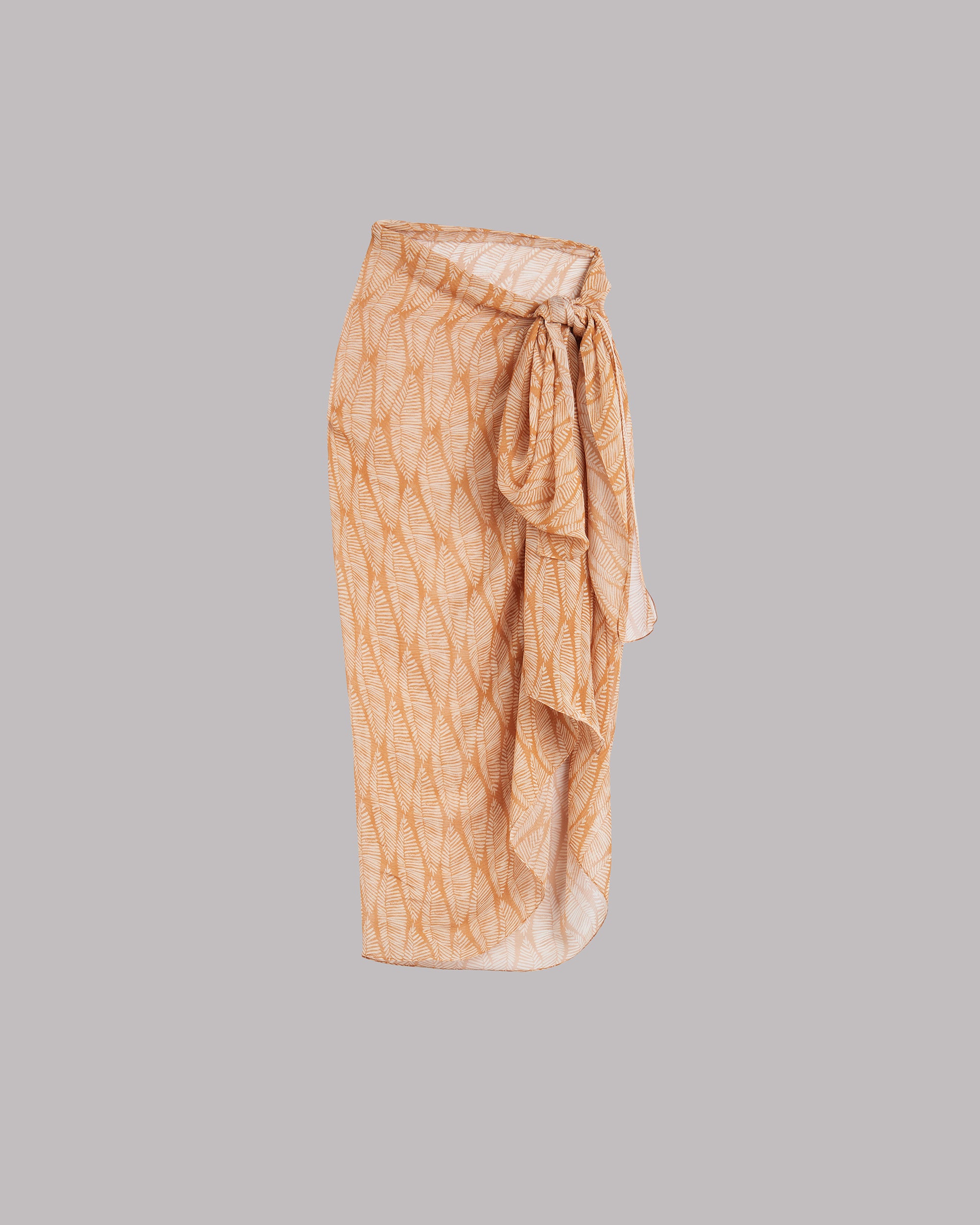 The Brown Printed Pareo
