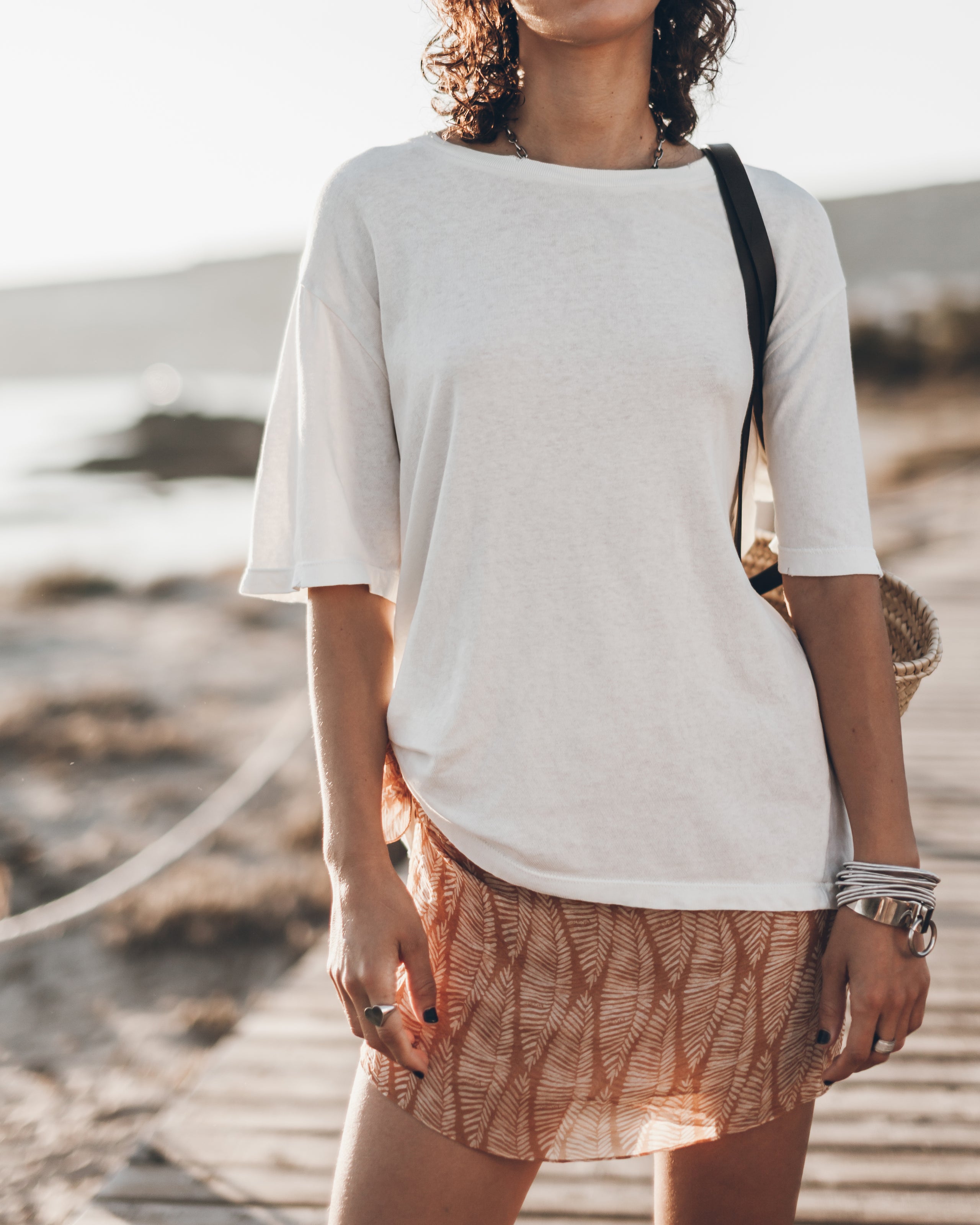 The Off White Dry Cotton Vintage T-Shirt