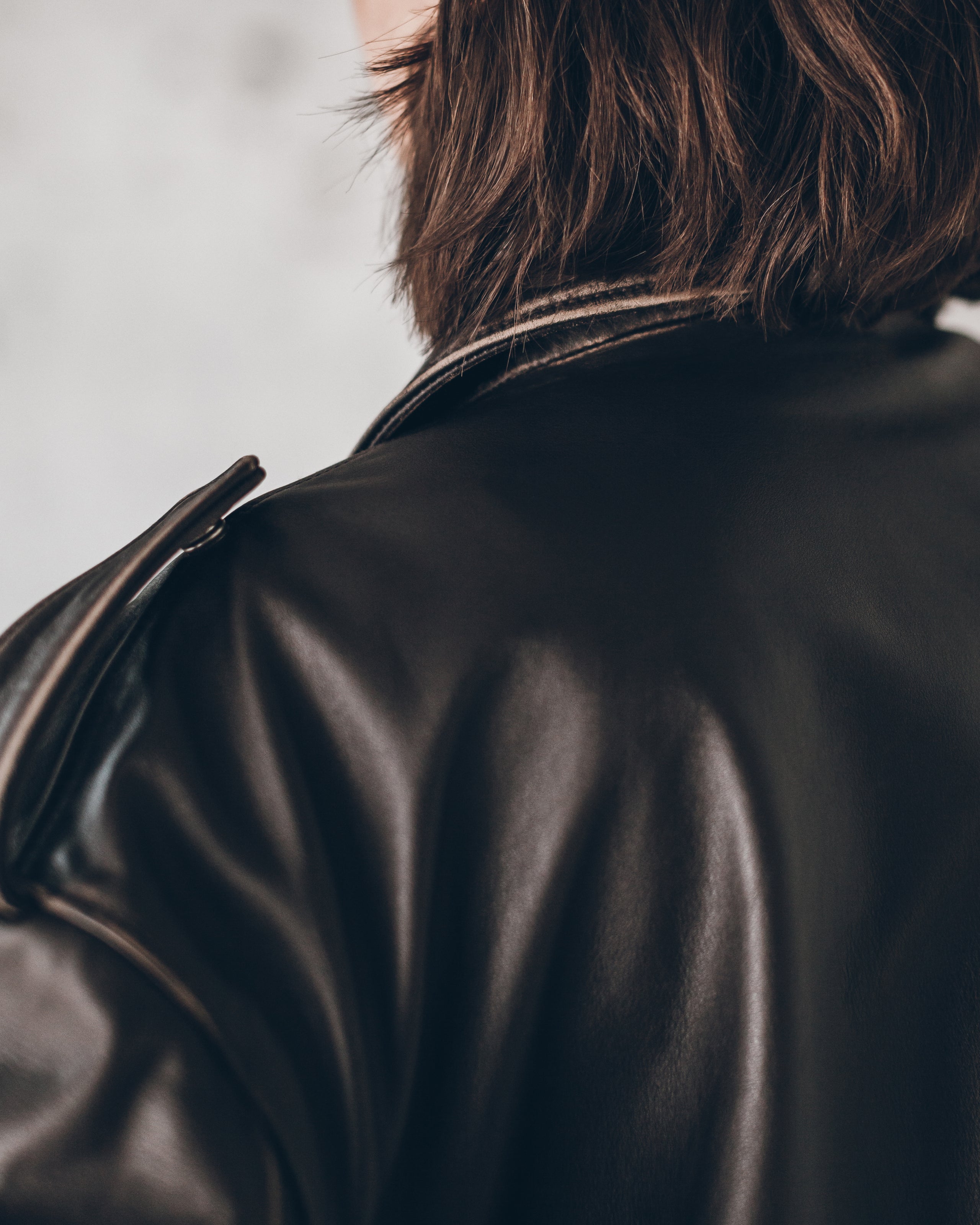 The Brown Vintage Leather Jacket Studio Melina - Product photo