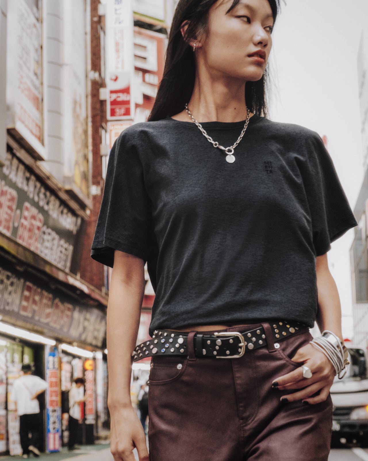 The Dark Embroidered Hemp Bat T-Shirt