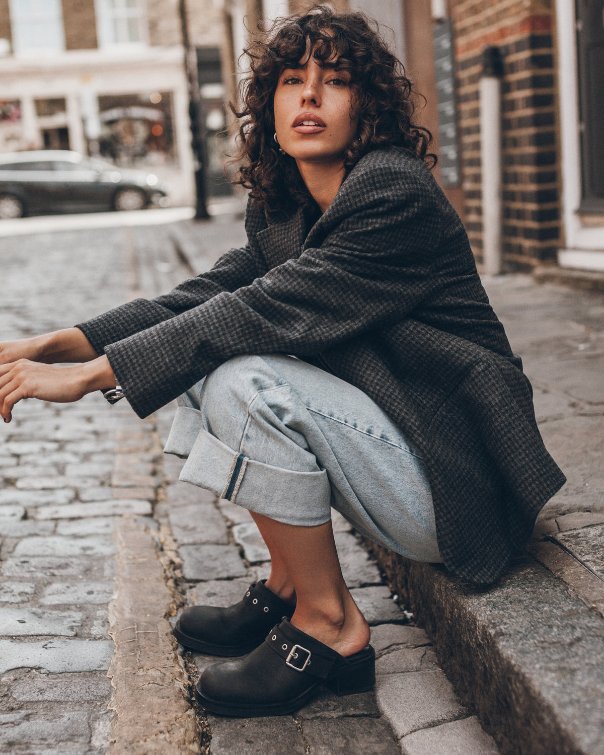 The Check Oversized Blazer