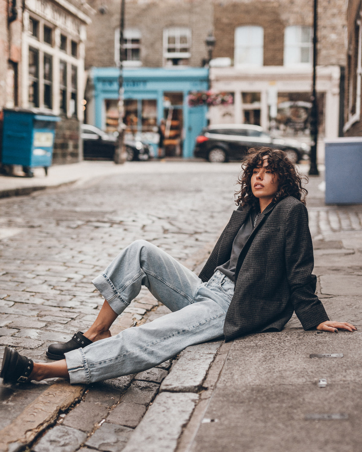 The Check Oversized Blazer