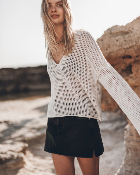 MIKUTA | The Crochet Knit Sweater