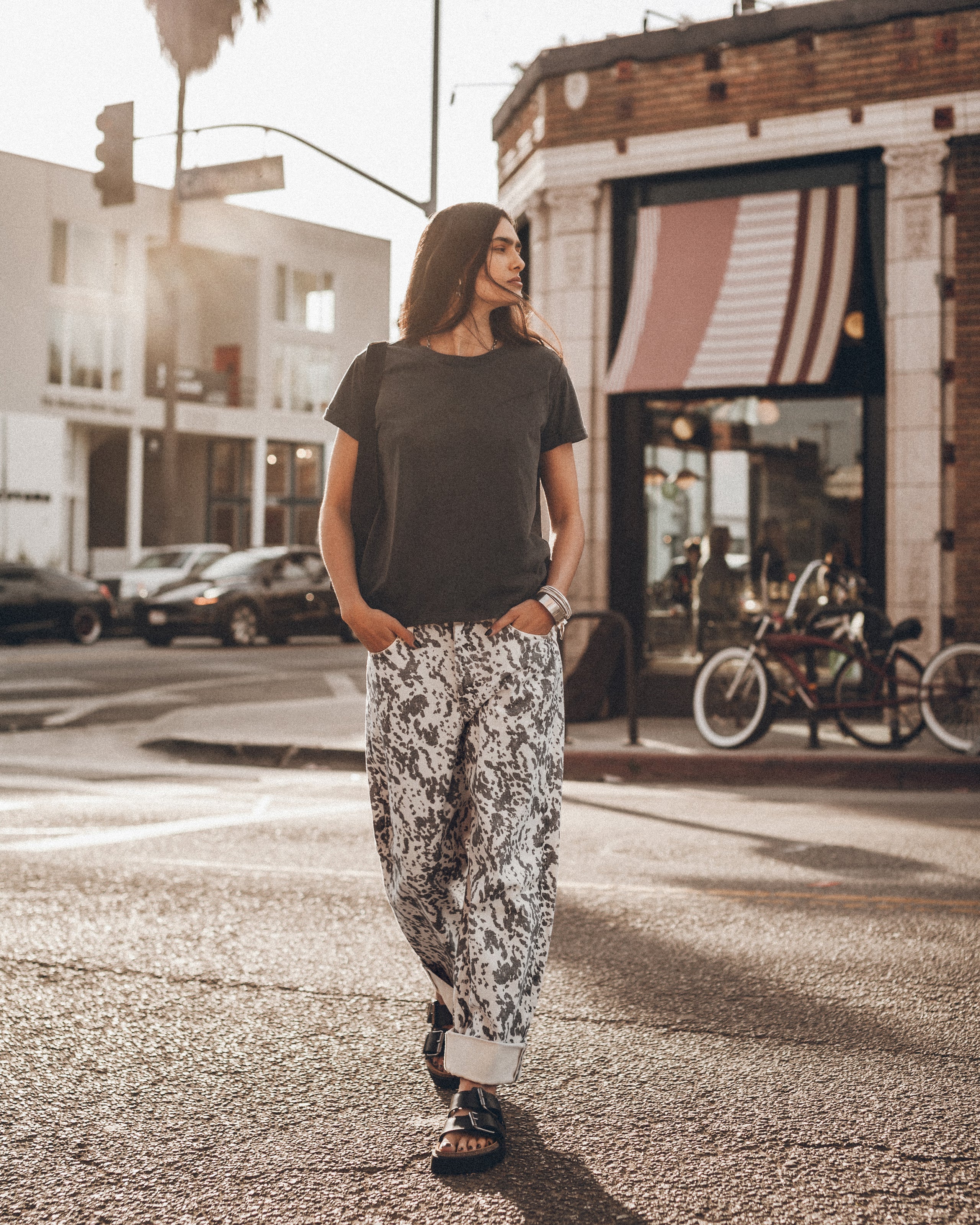 The Dalmatian Baggy Jeans