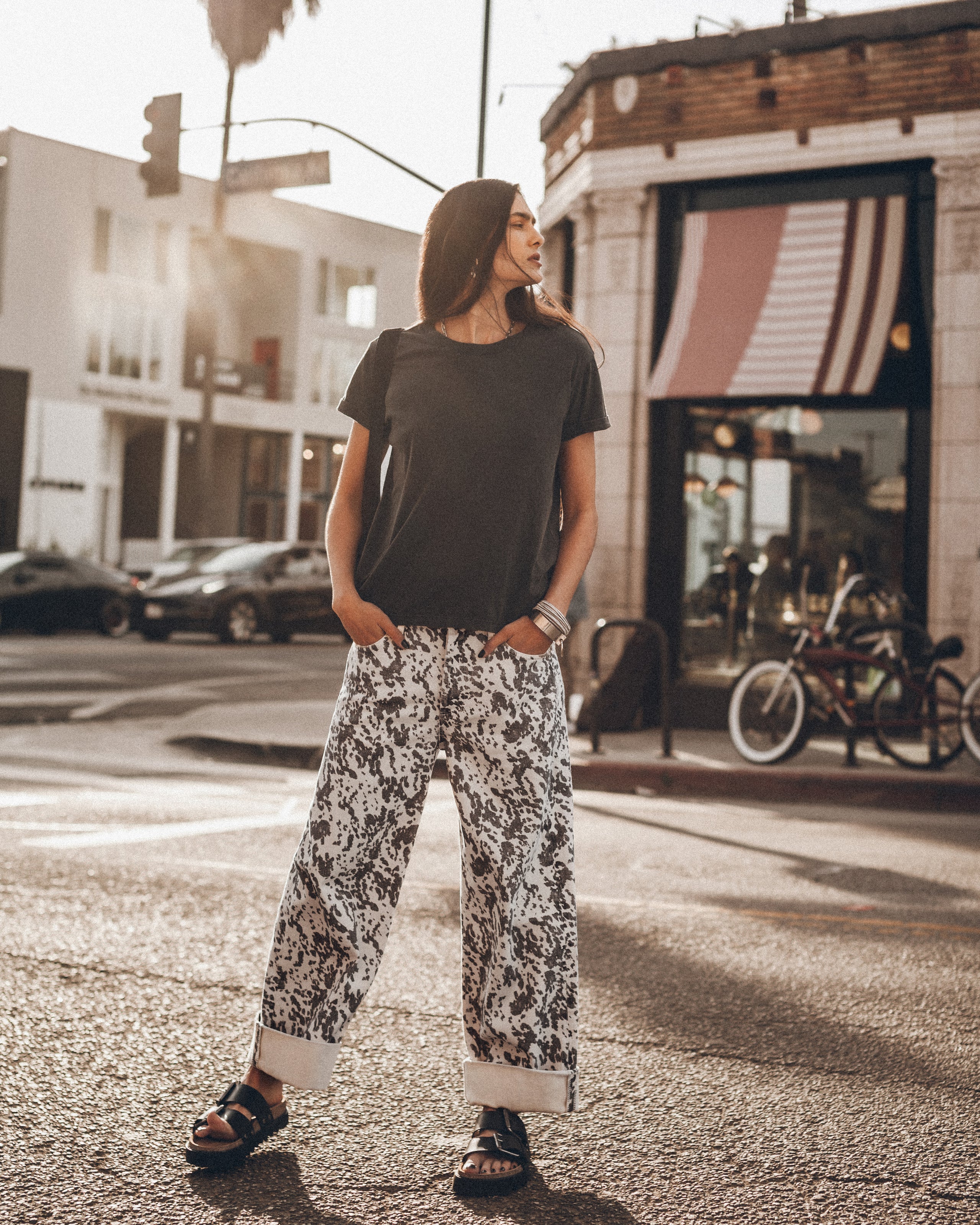 The Dalmatian Baggy Jeans