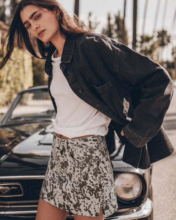 The Black Denim Overshirt