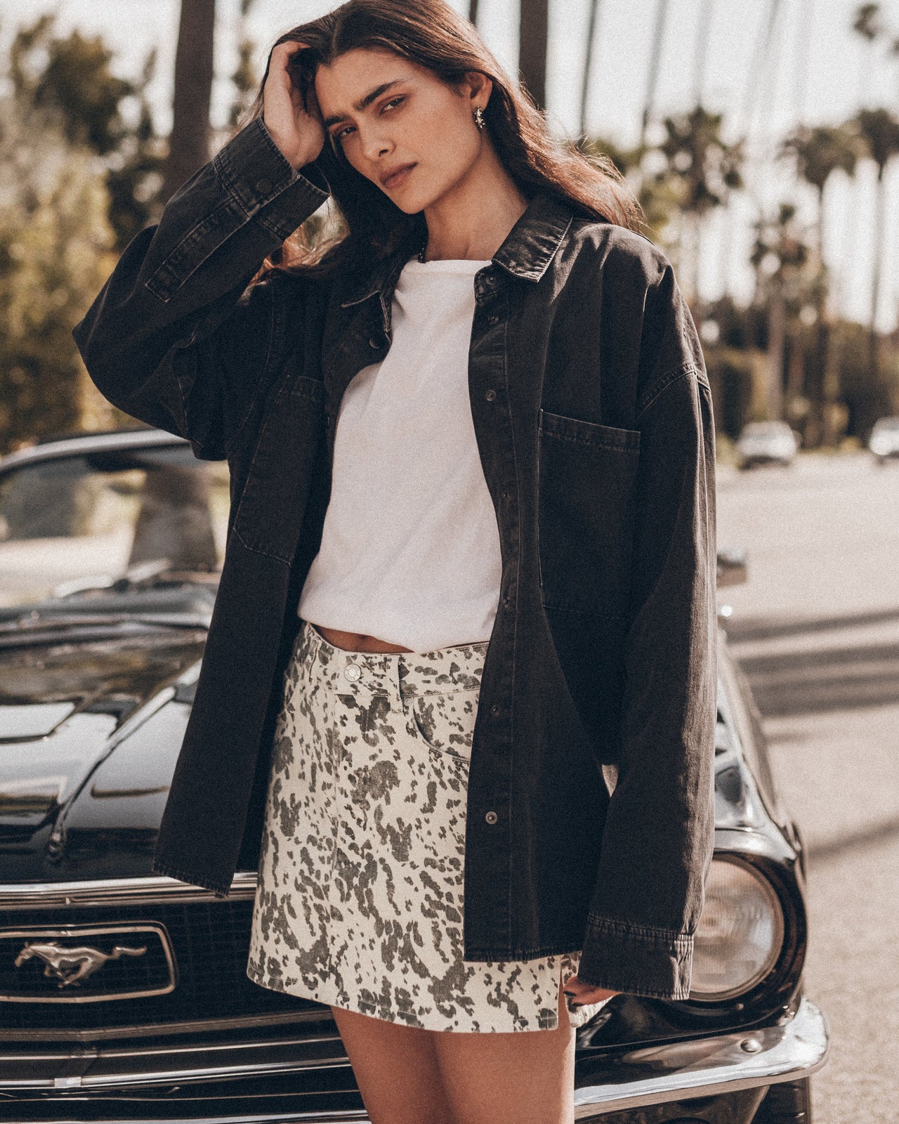 The Black Denim Overshirt