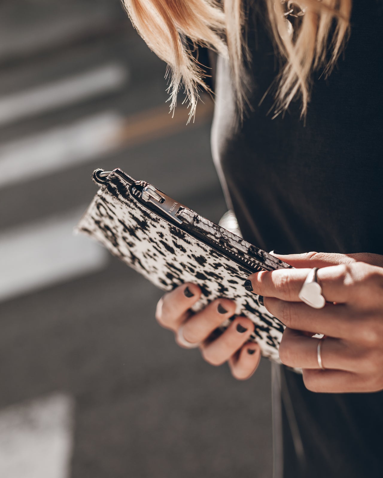 The Dalmatian Leather Pouch