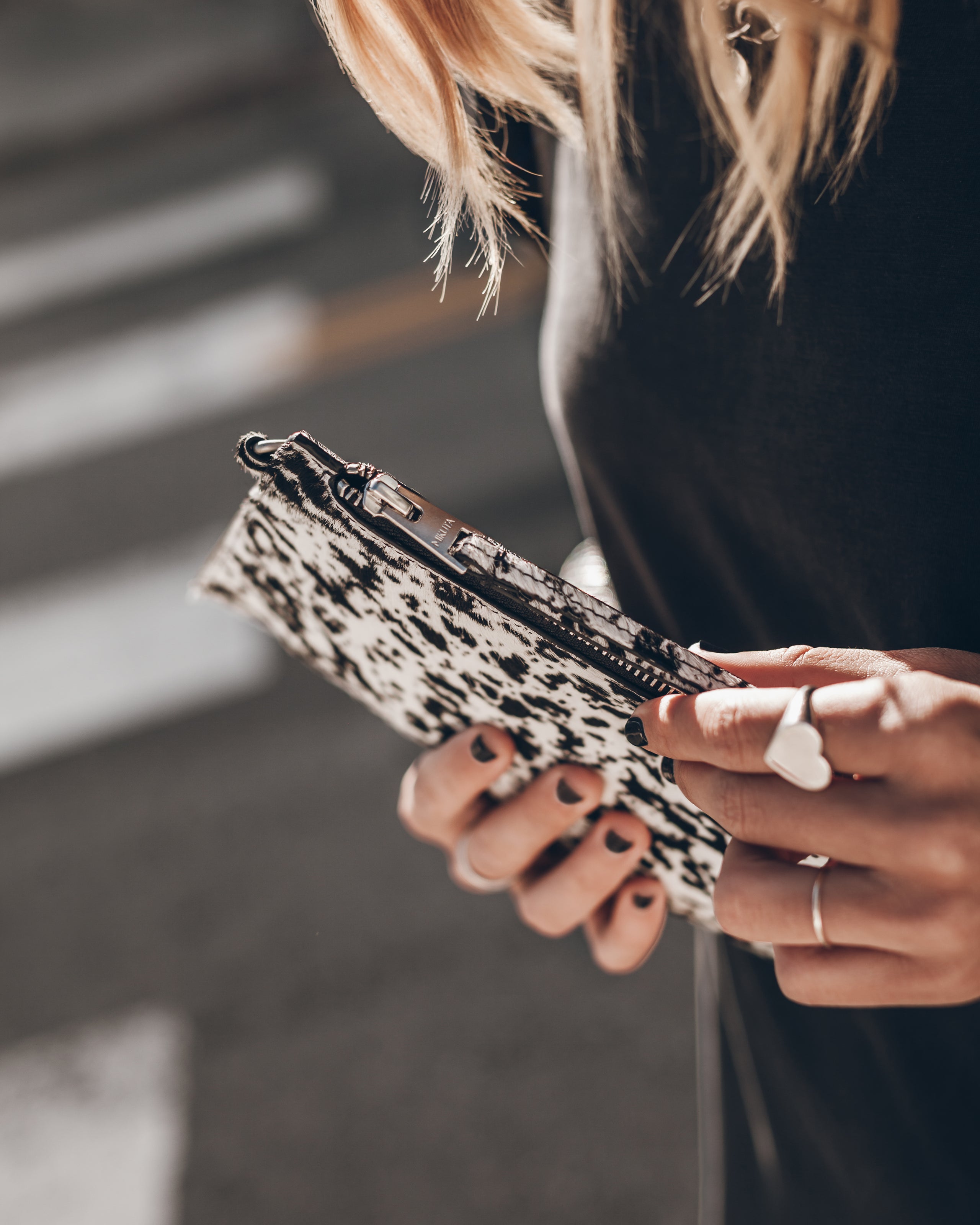 The Dalmatian Leather Pouch