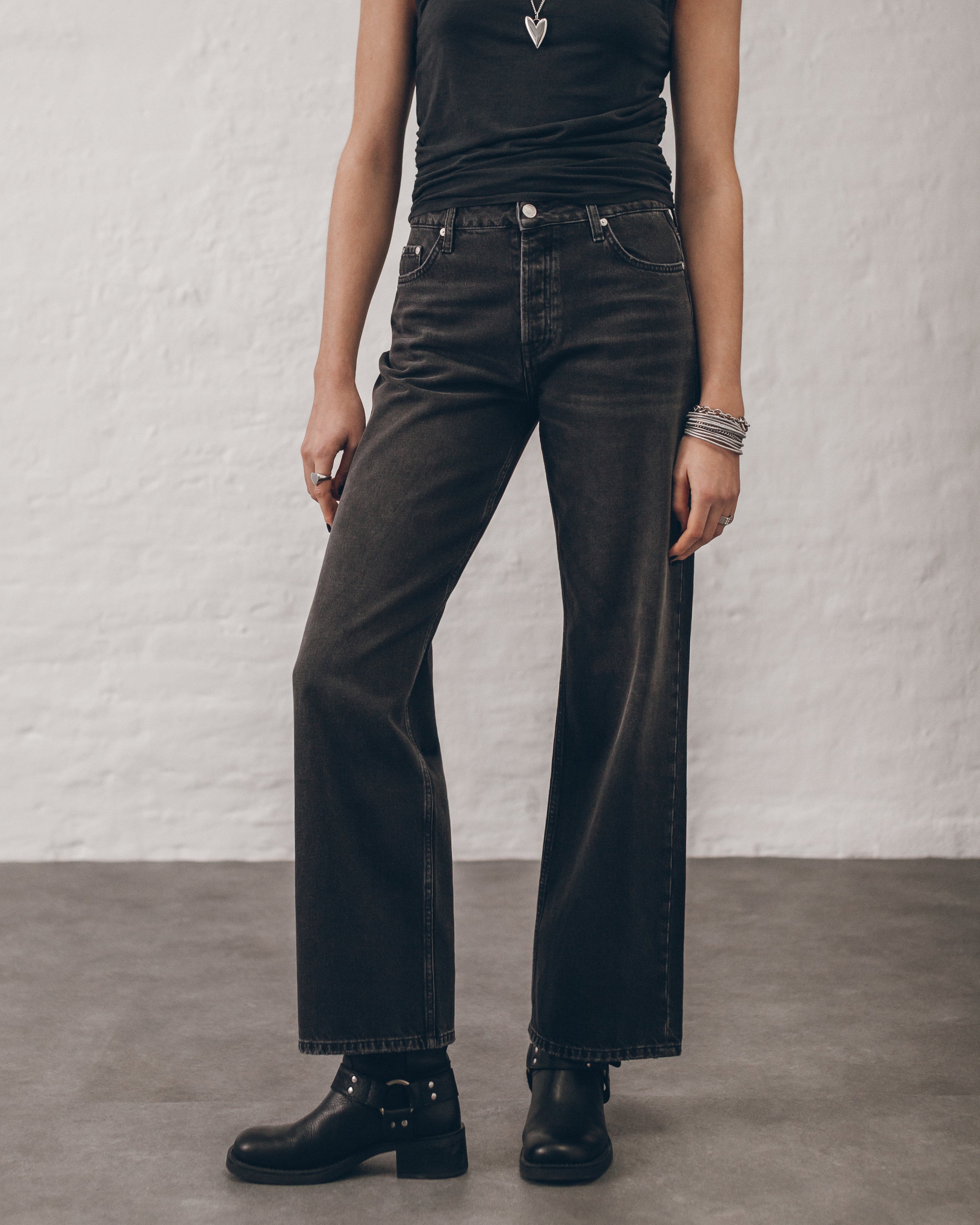 The Black Loose Jeans