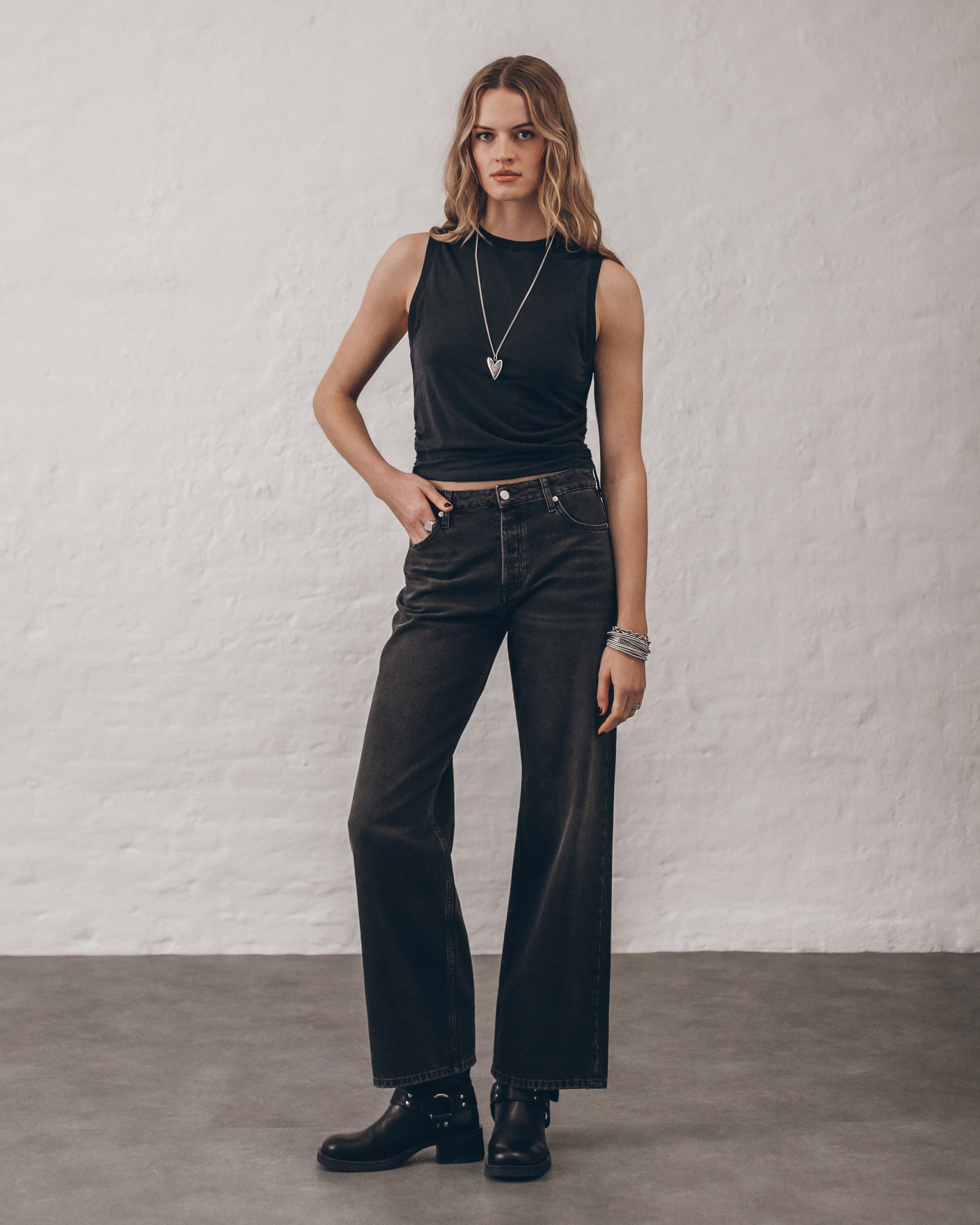 The Black Loose Jeans
