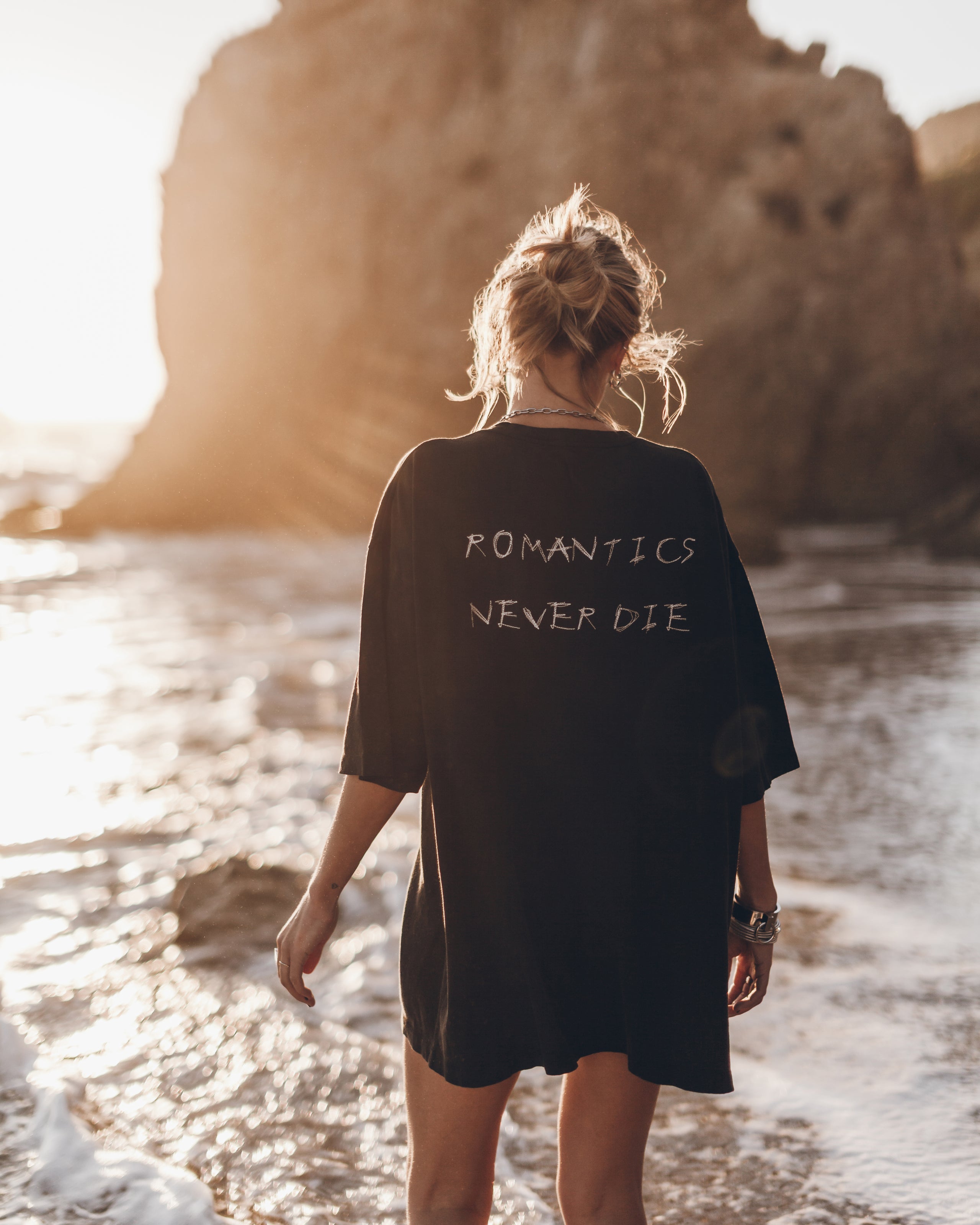 The Dark Embroidered Oversized T-Shirt