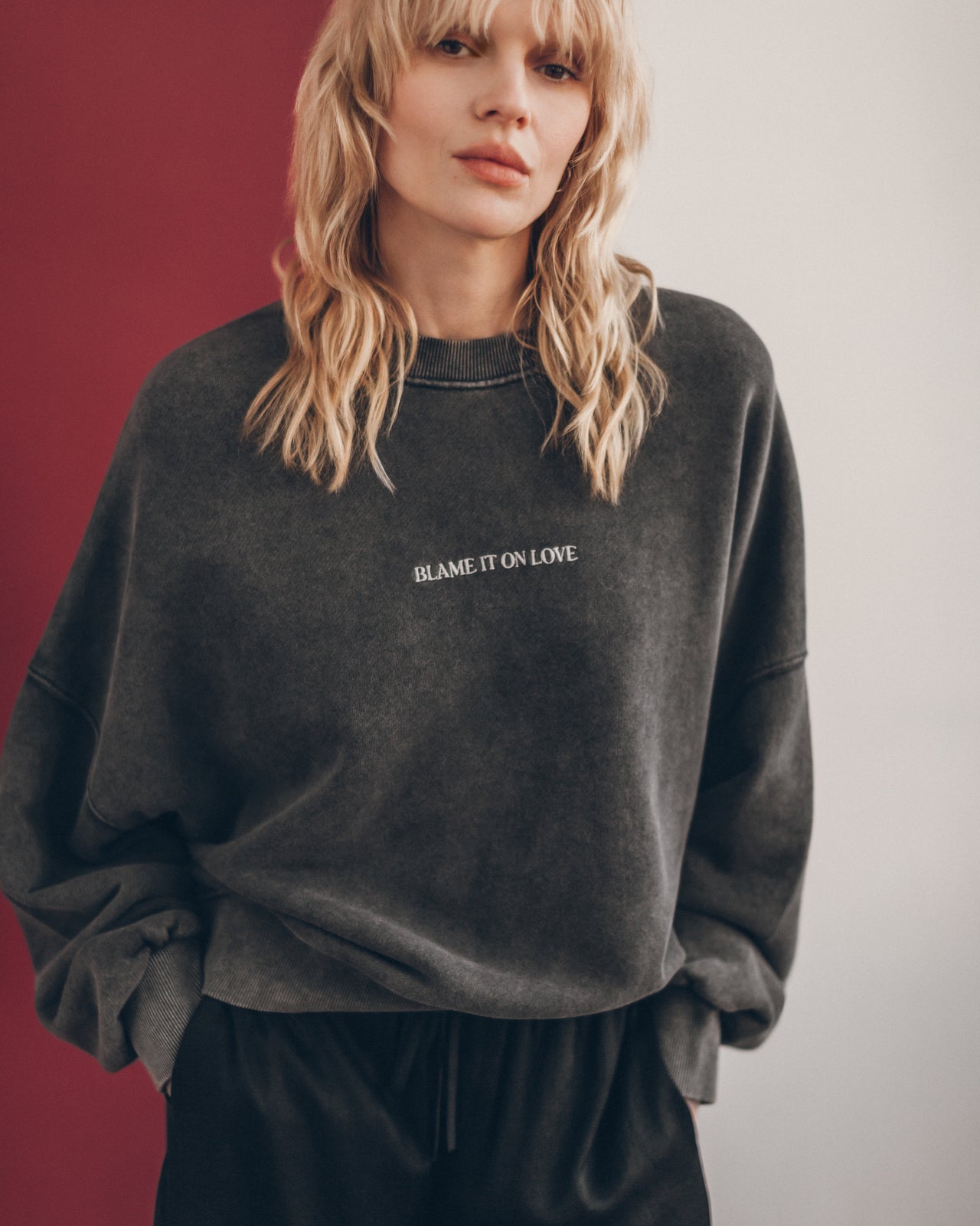 The Dark Faded Blame It On Love Standard Sweater