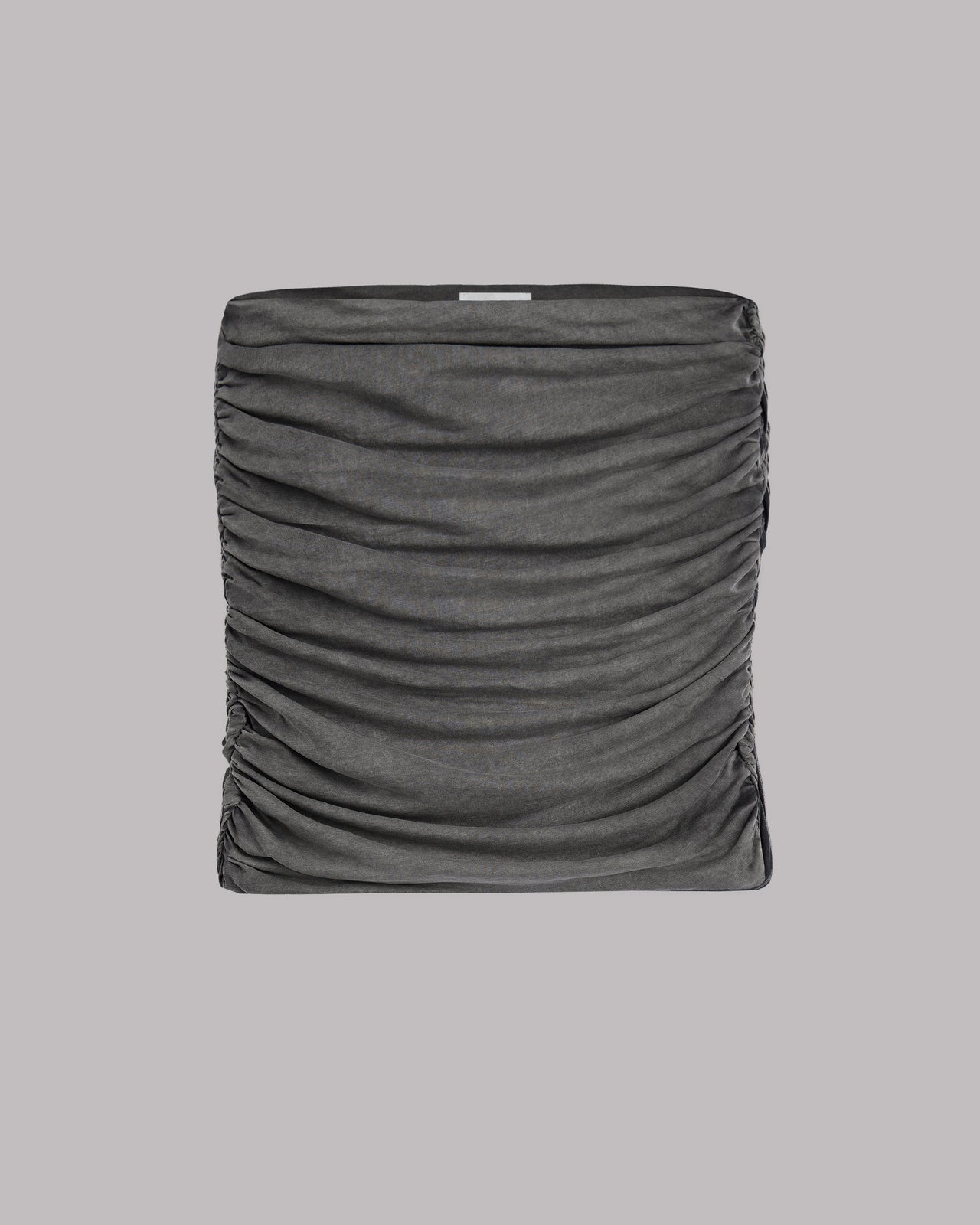 The Dark Faded Ruched Bandeau Top