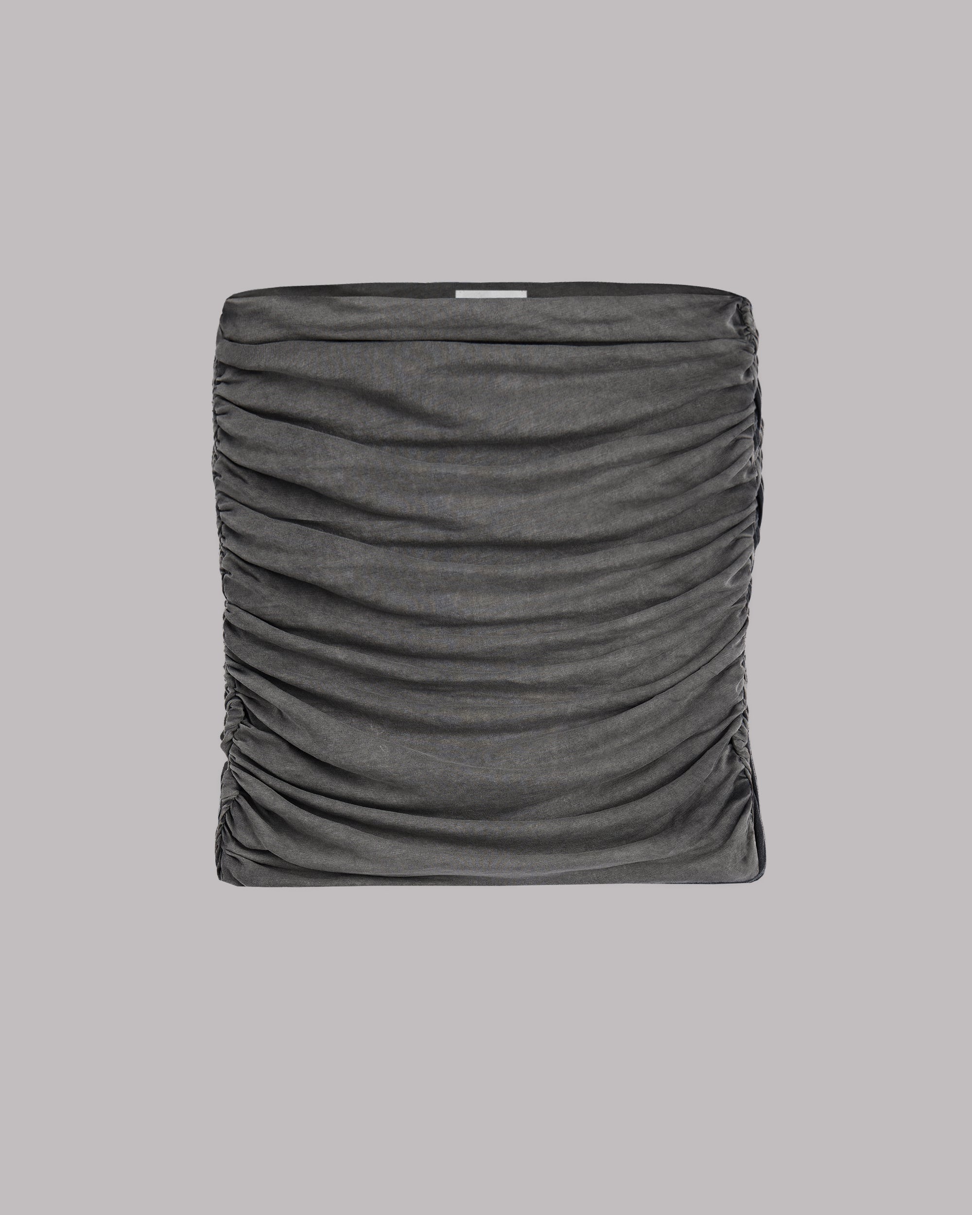 The Dark Faded Ruched Bandeau Top - Product photo