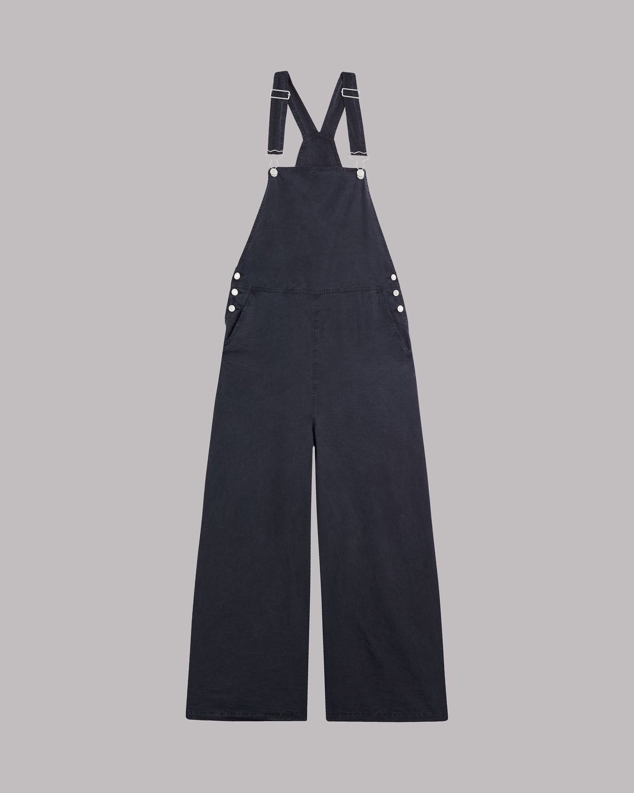 The Dark Flowy Dungarees