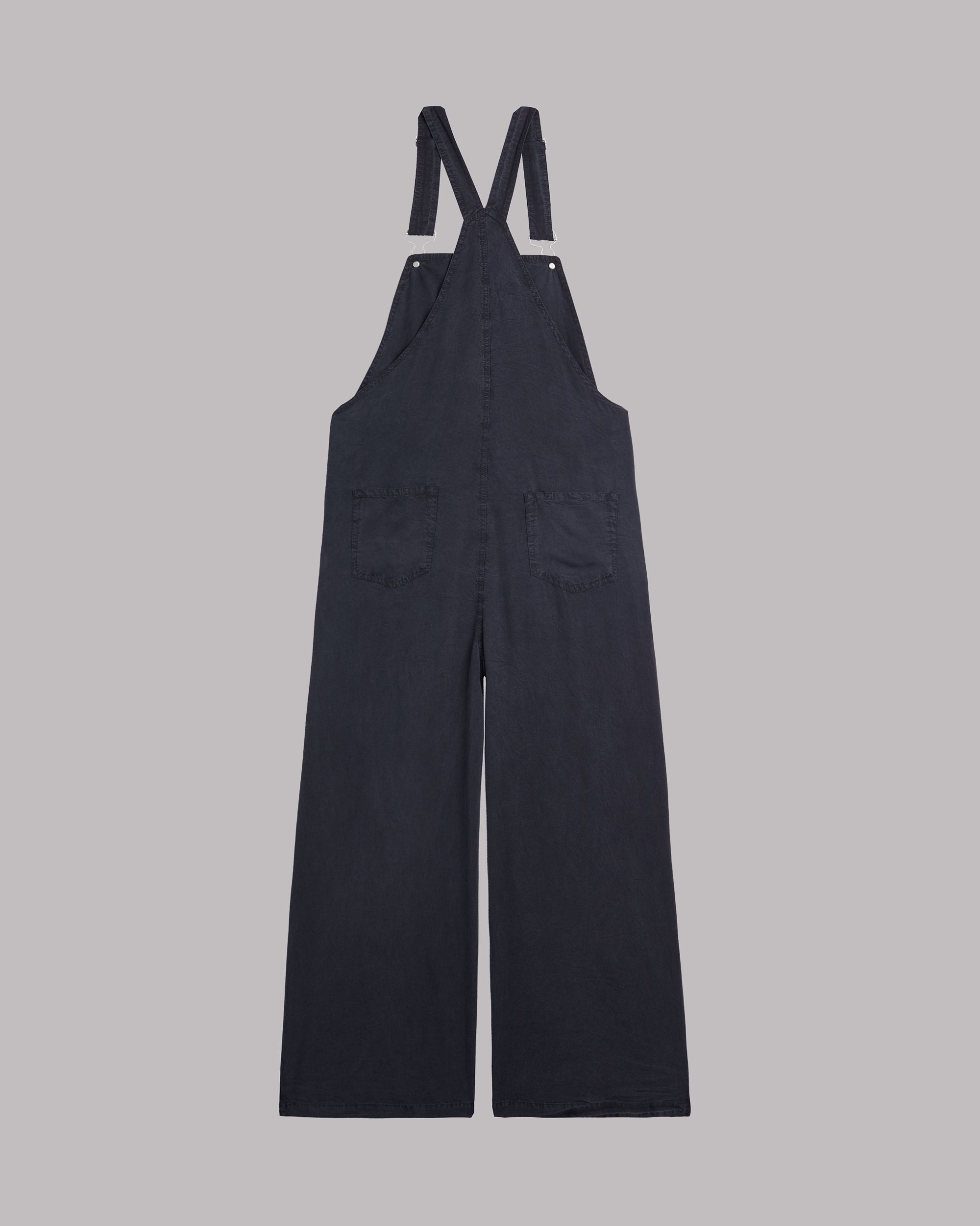 The Dark Flowy Dungarees