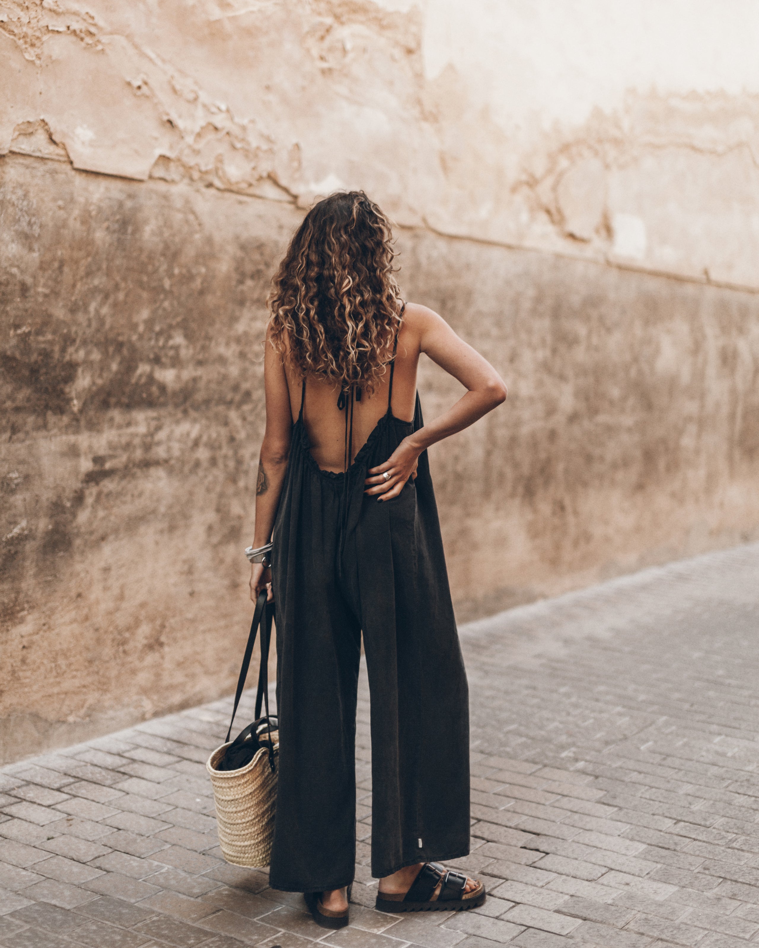 The Dark Flowy Jumpsuit