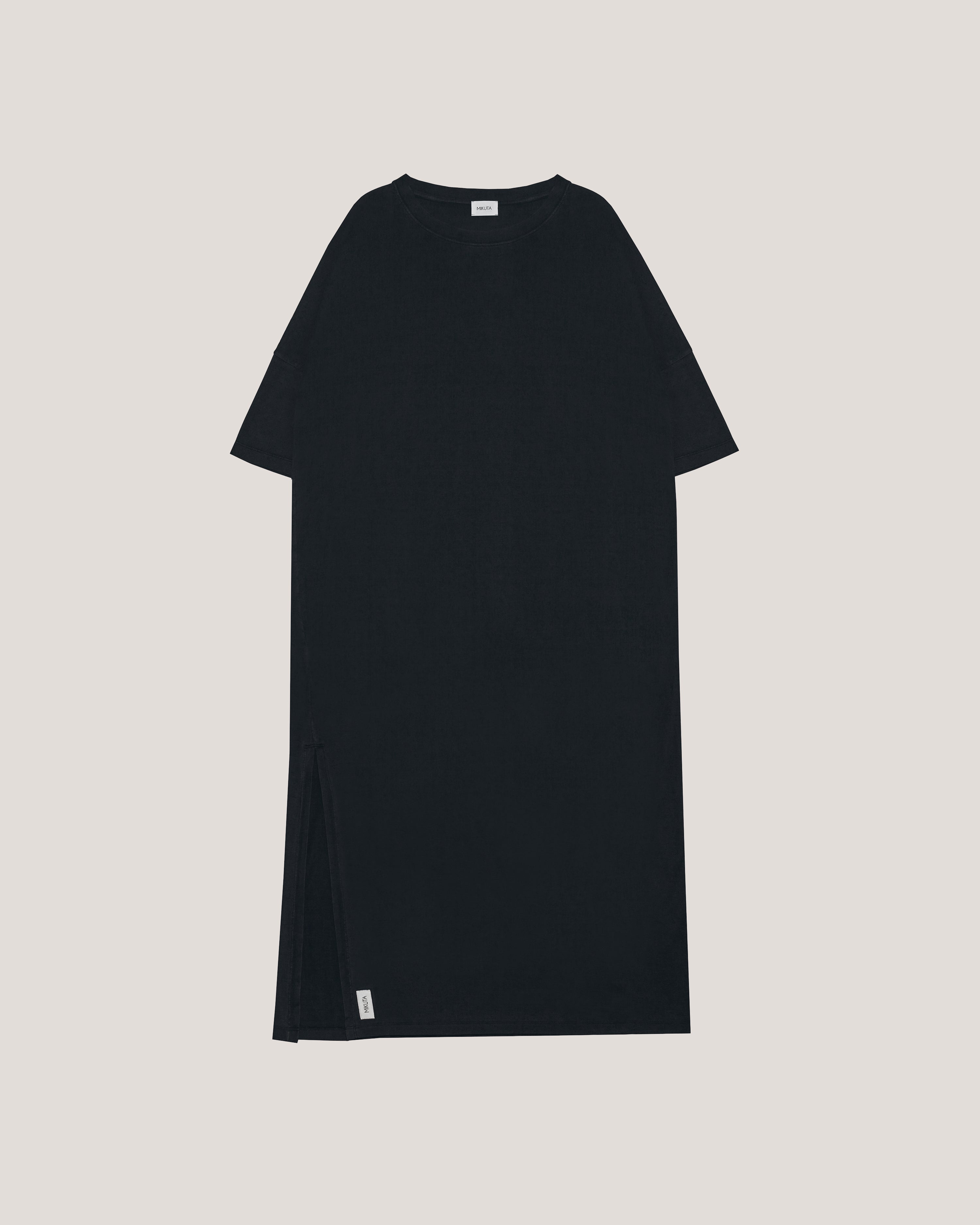 zara black t shirt dress MIKUTA Women's US Size:11 This dress hits just Black Obi Belt, Eco WET10