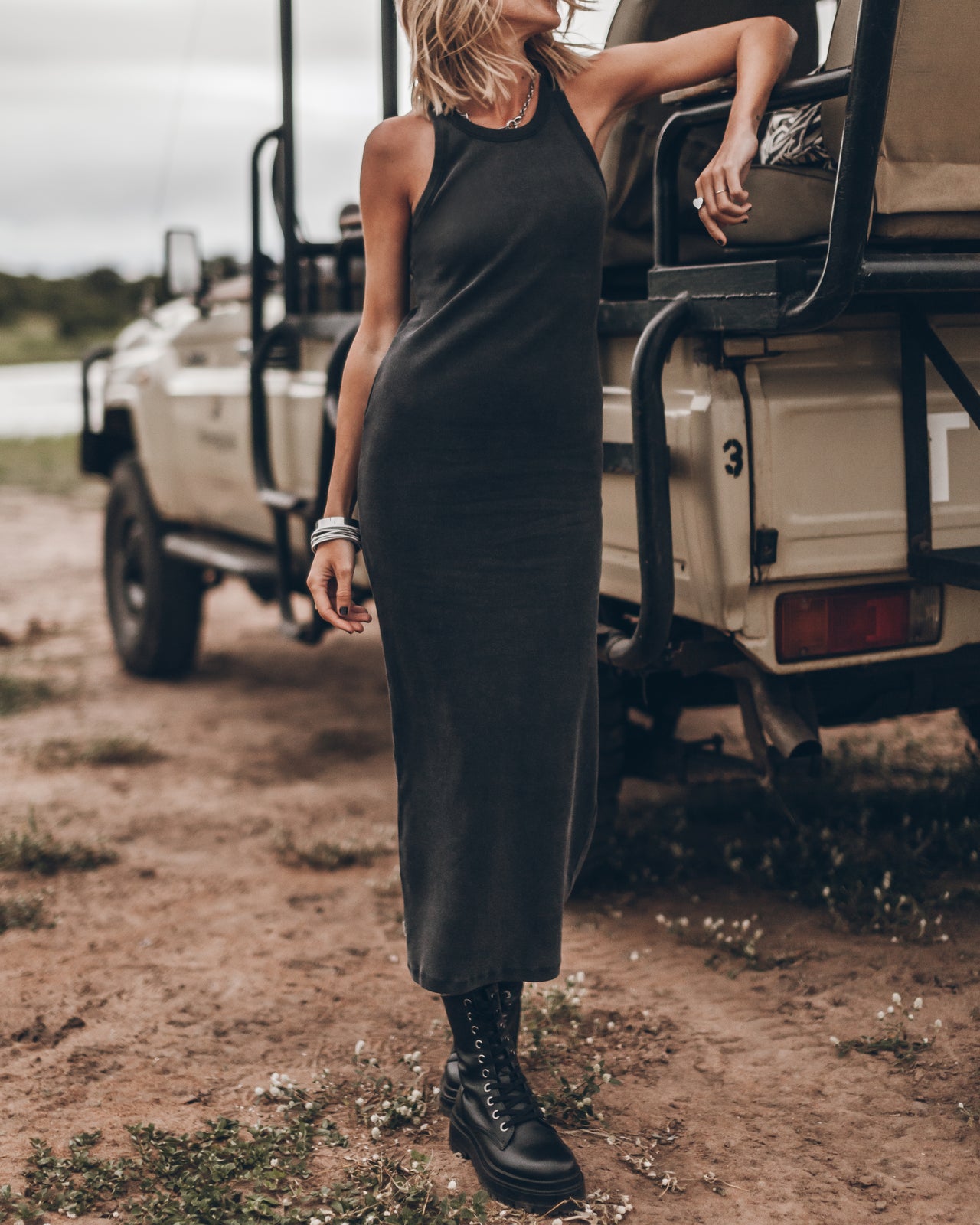 The Dark Long Standard Tank Dress