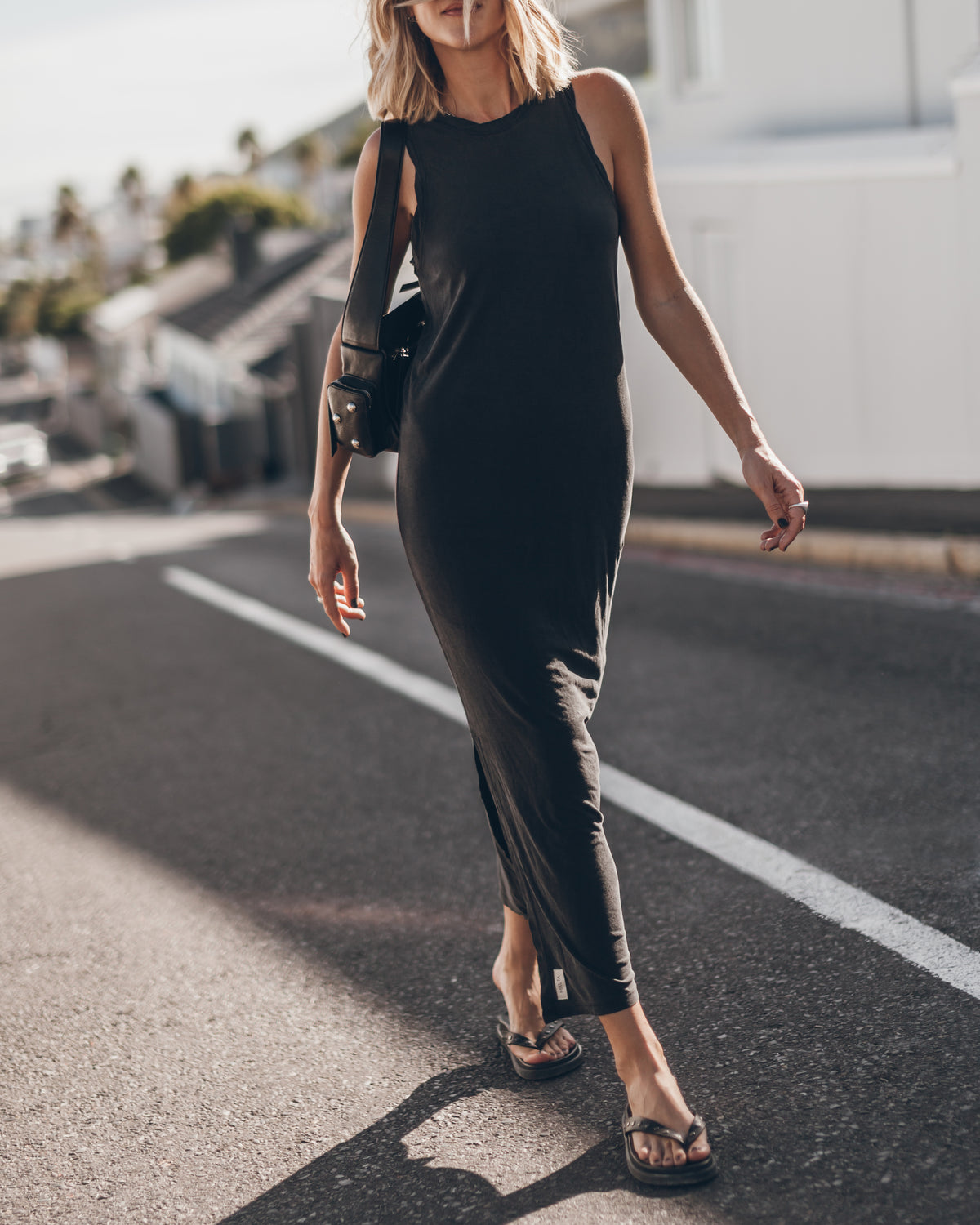 MIKUTA | The Dark Long Tank Dress