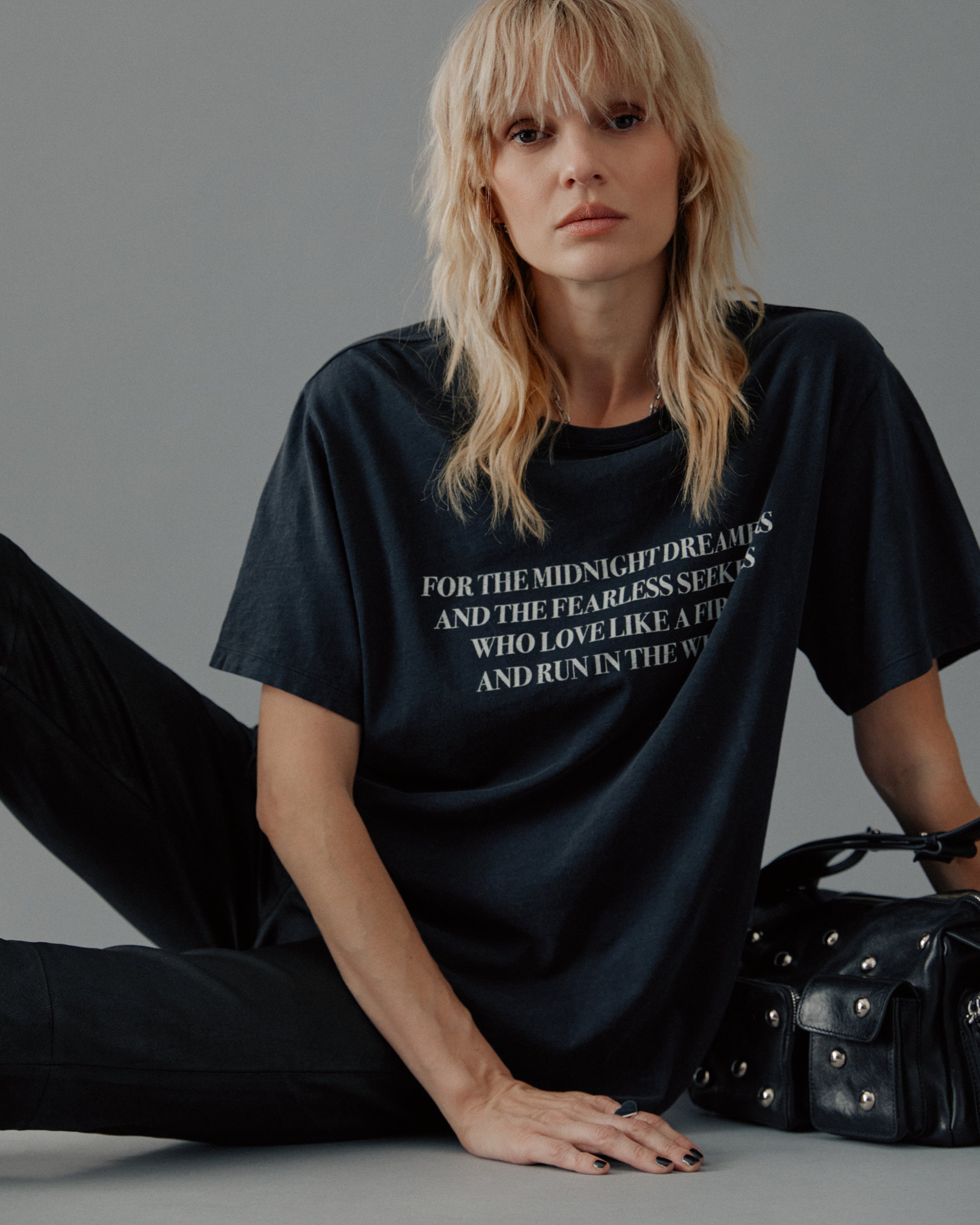 Dark lover t-shirt product shot - romantic slogan tee