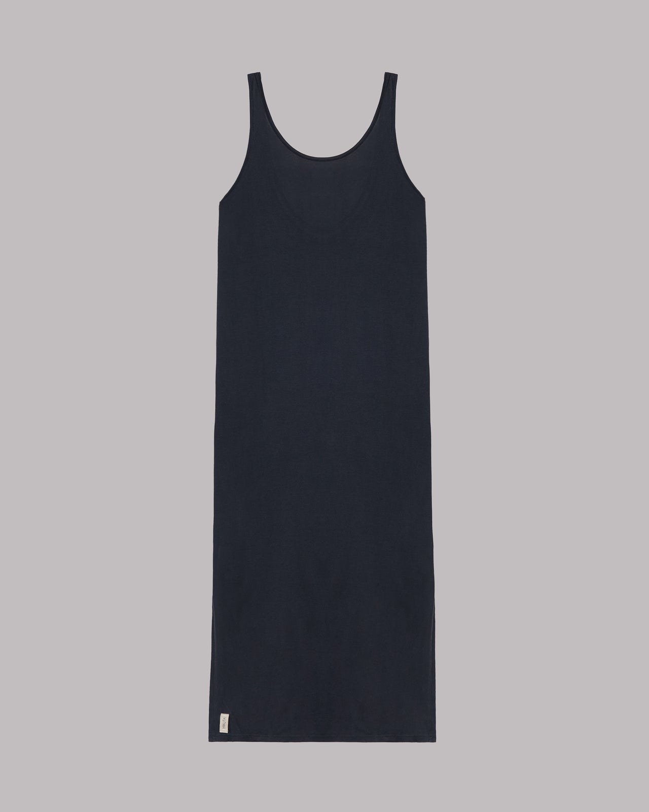 The Black Low Back Tank Dress