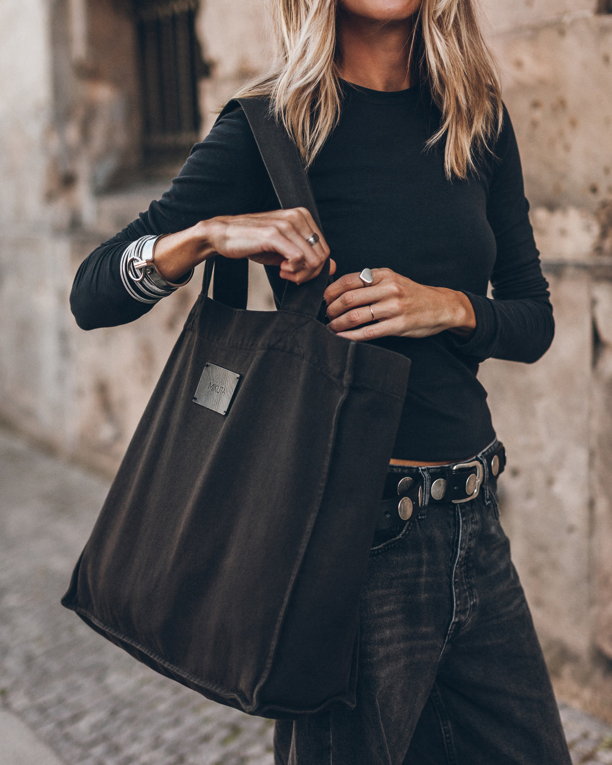 The Mid Size Canvas Tote Bag