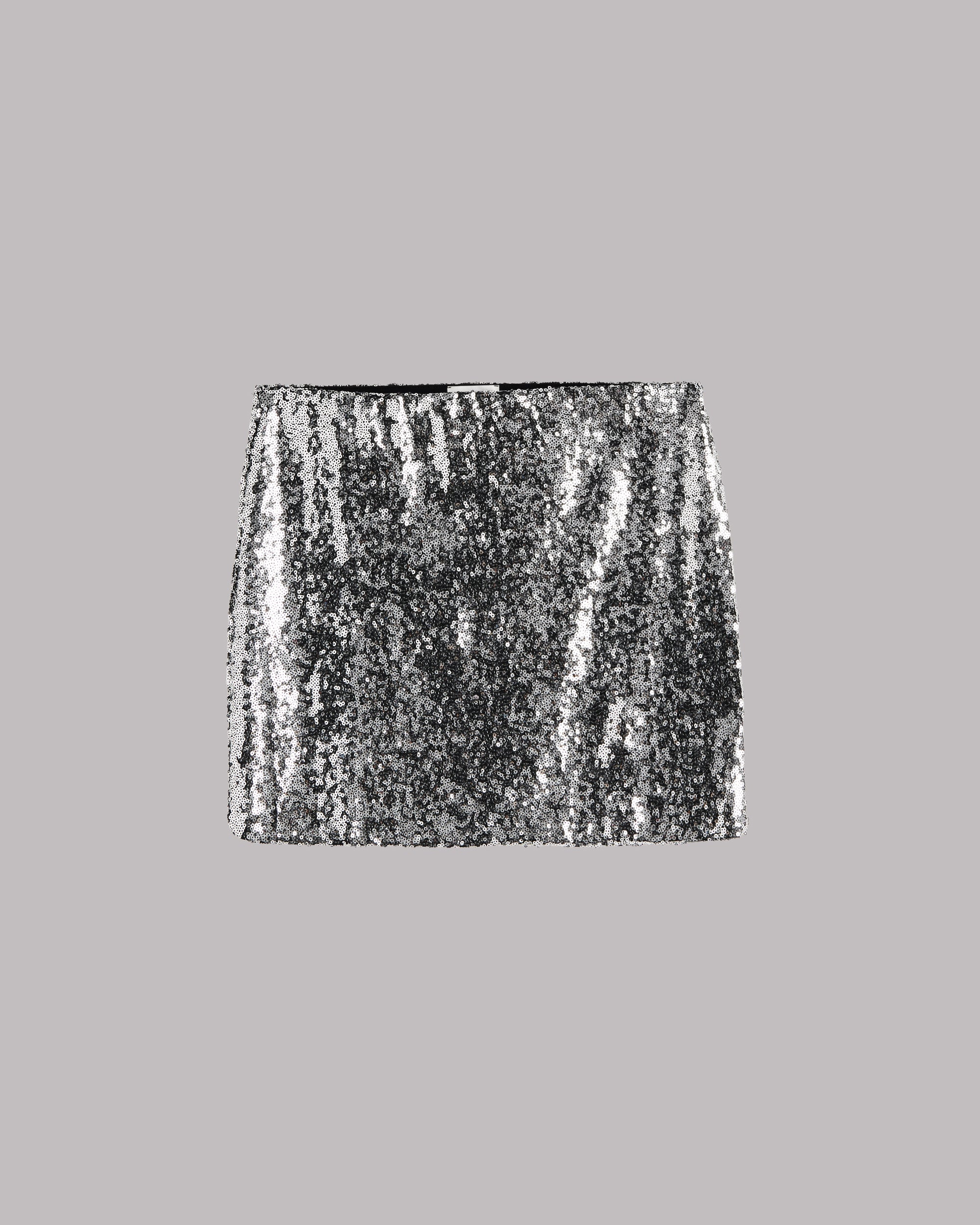 The Dark Mini Sequin Skirt