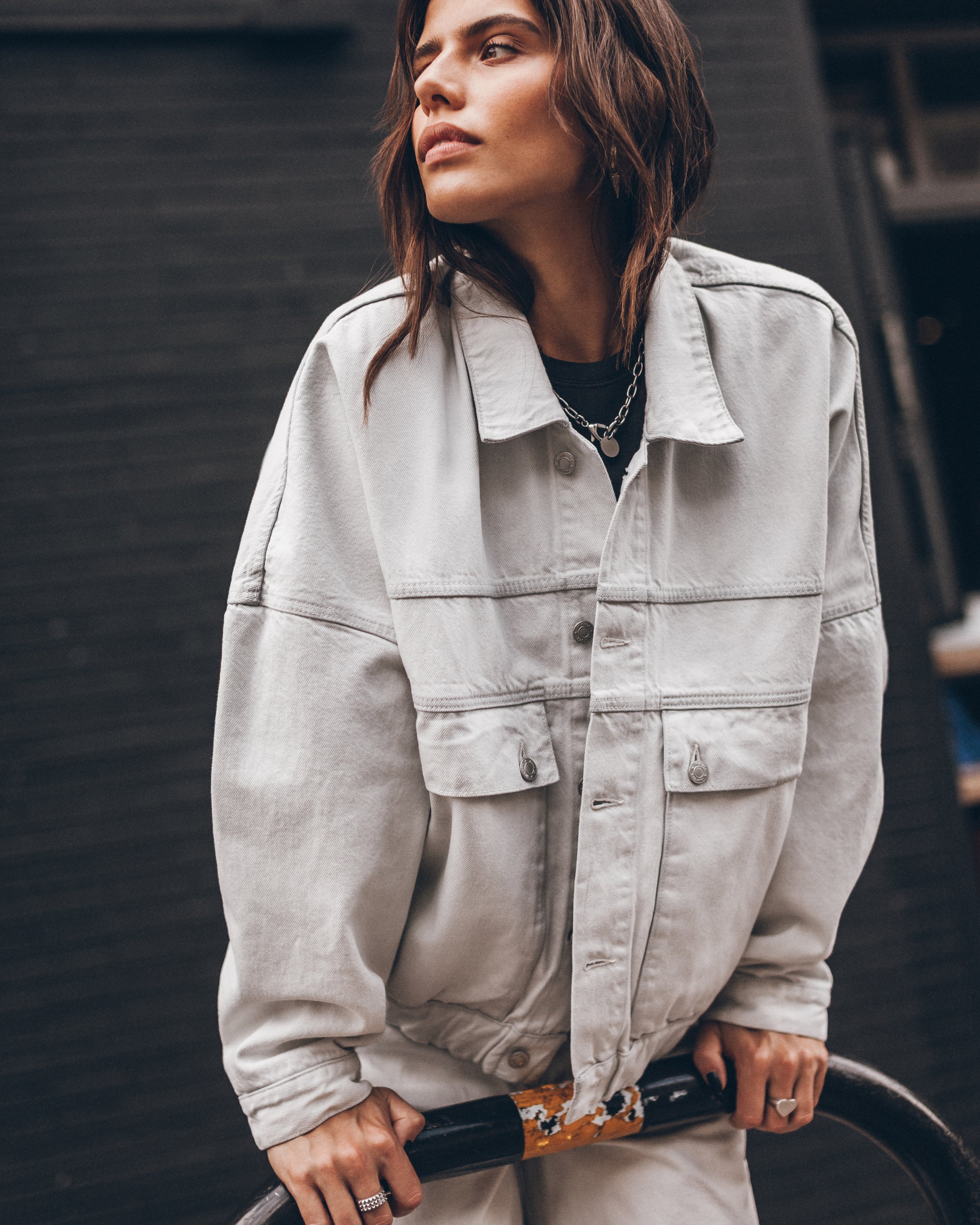 The White Washed Denim Jacket