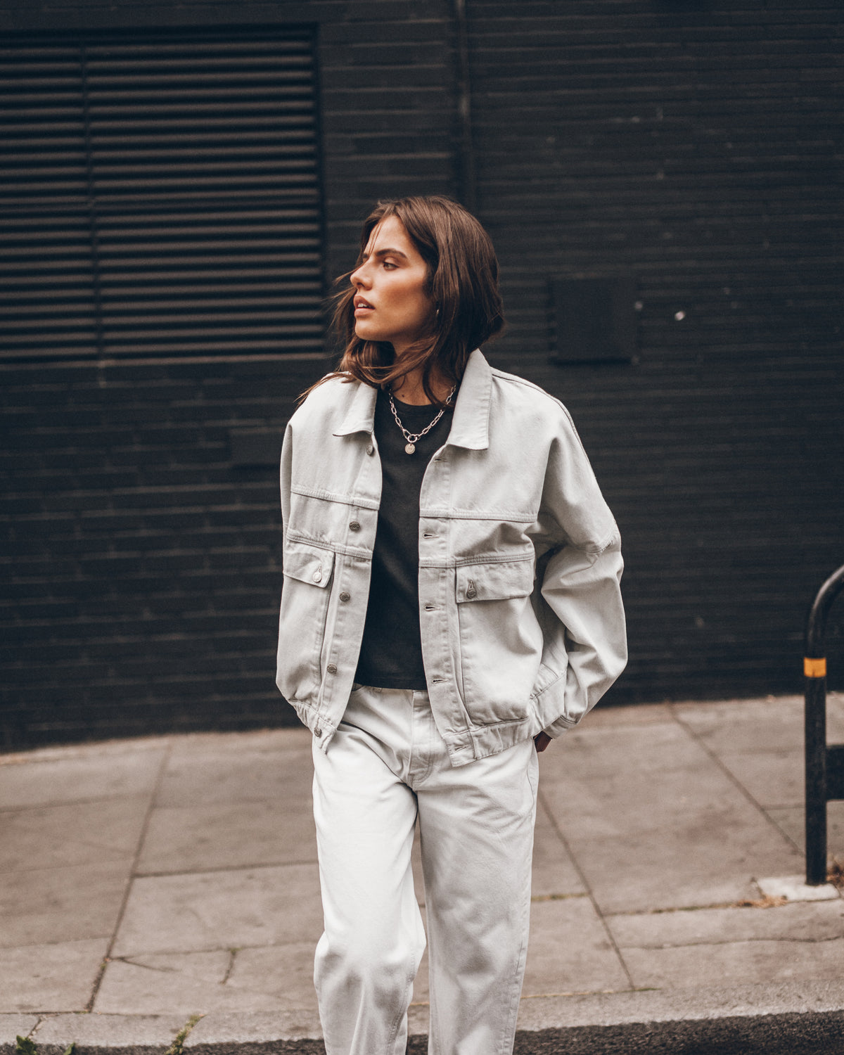 The White Washed Denim Jacket