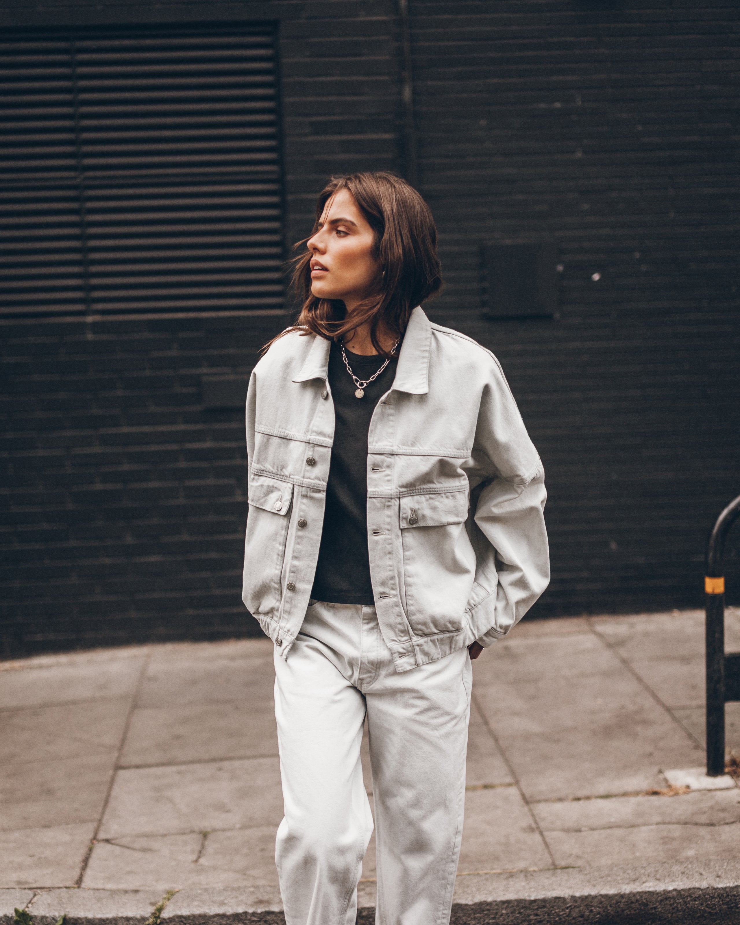 The White Washed Denim Jacket
