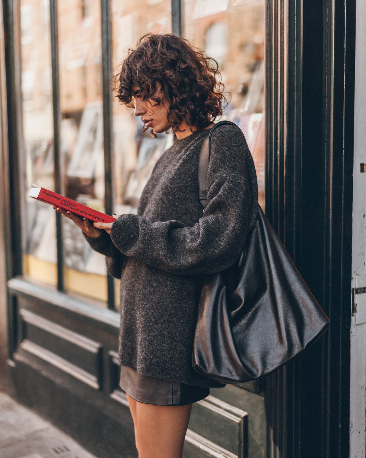 The Dark Oversized Knitted Sweater