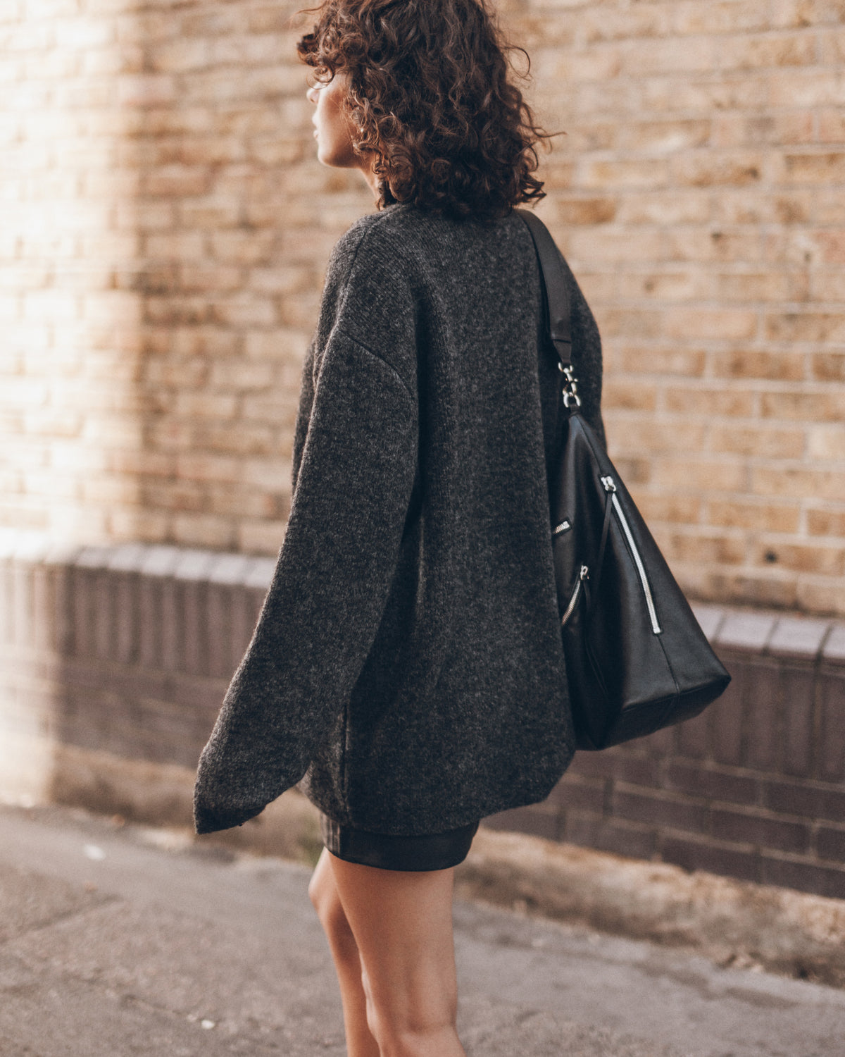 The Dark Oversized Knitted Sweater