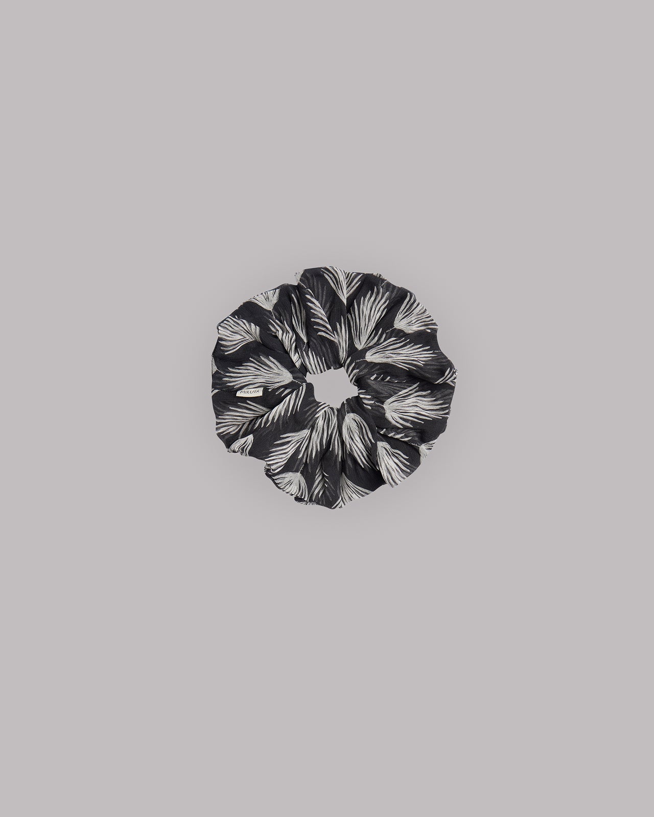 The Dark Printed Scrunchie