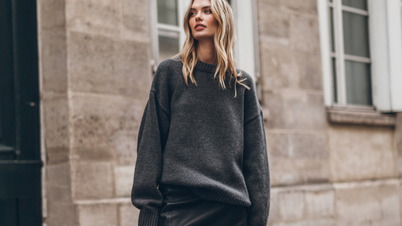 The Dark Relaxed Knitted Sweater