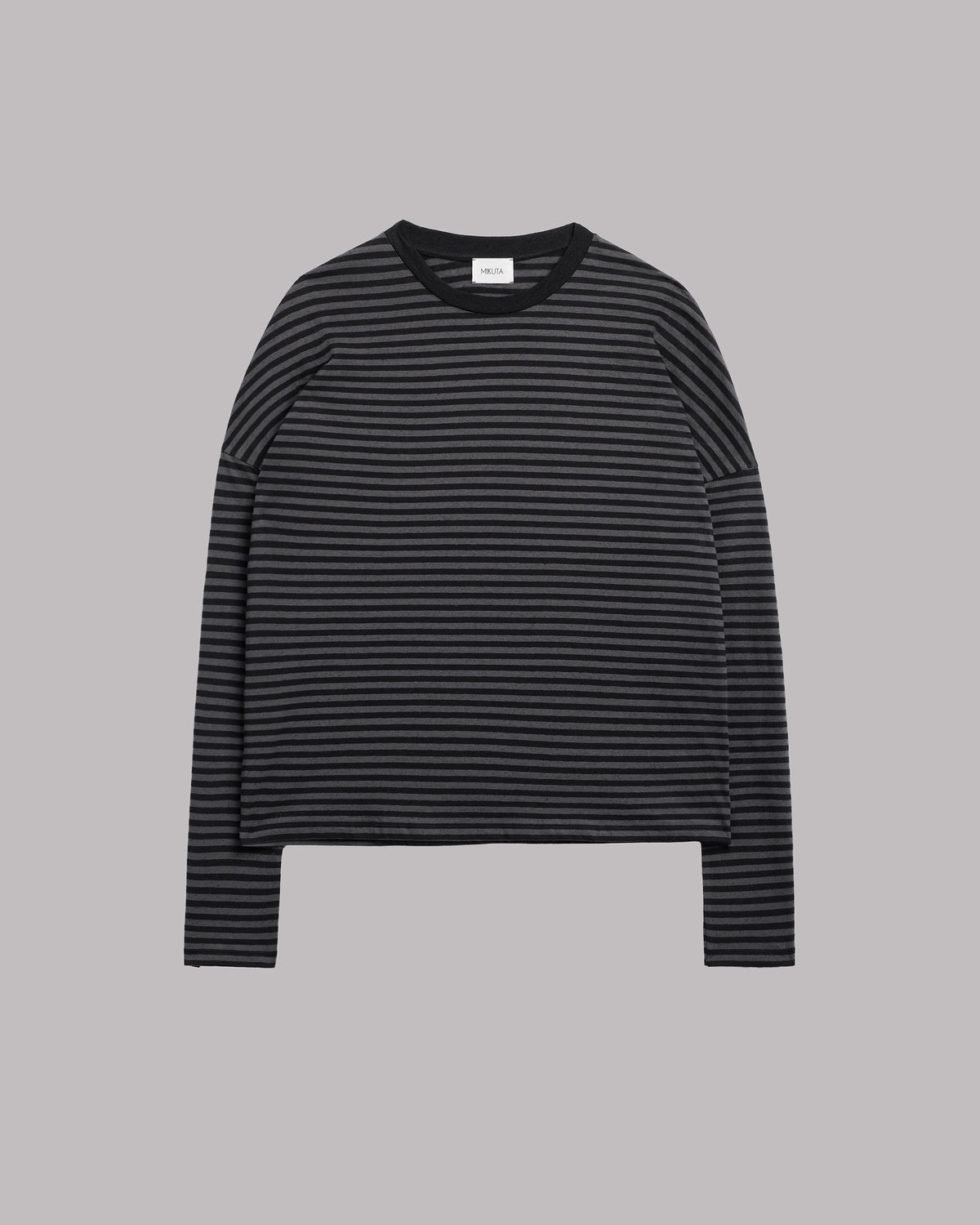 The Dark Striped Cotton Linen Loose Longsleeve