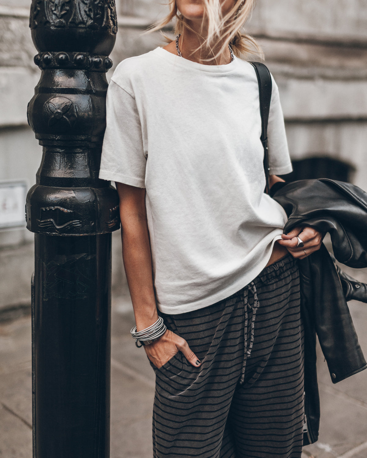 The Off White Dry Cotton Vintage T-Shirt
