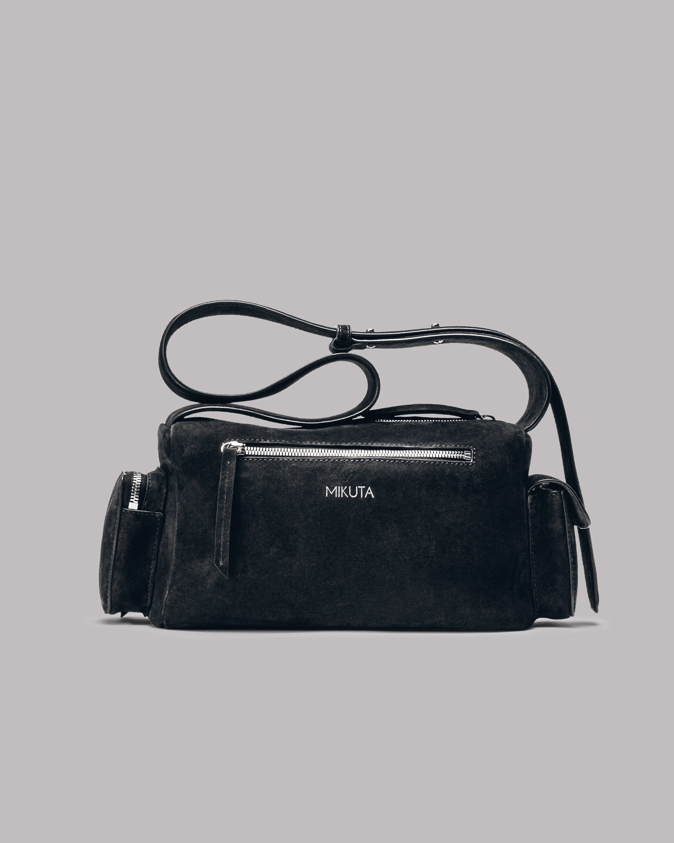 dkny chelsea vintage leather backpack black MIKUTA | The Dark Suede Minou Bag | Designer BAGS | One Size