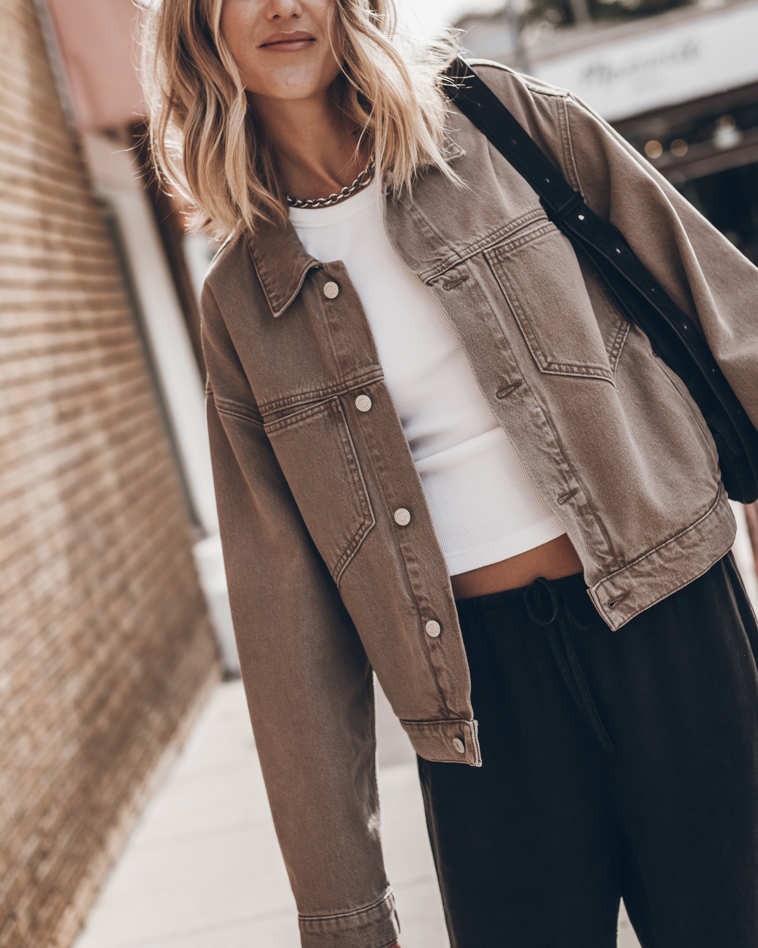 The Chestnut Loose Denim Jacket