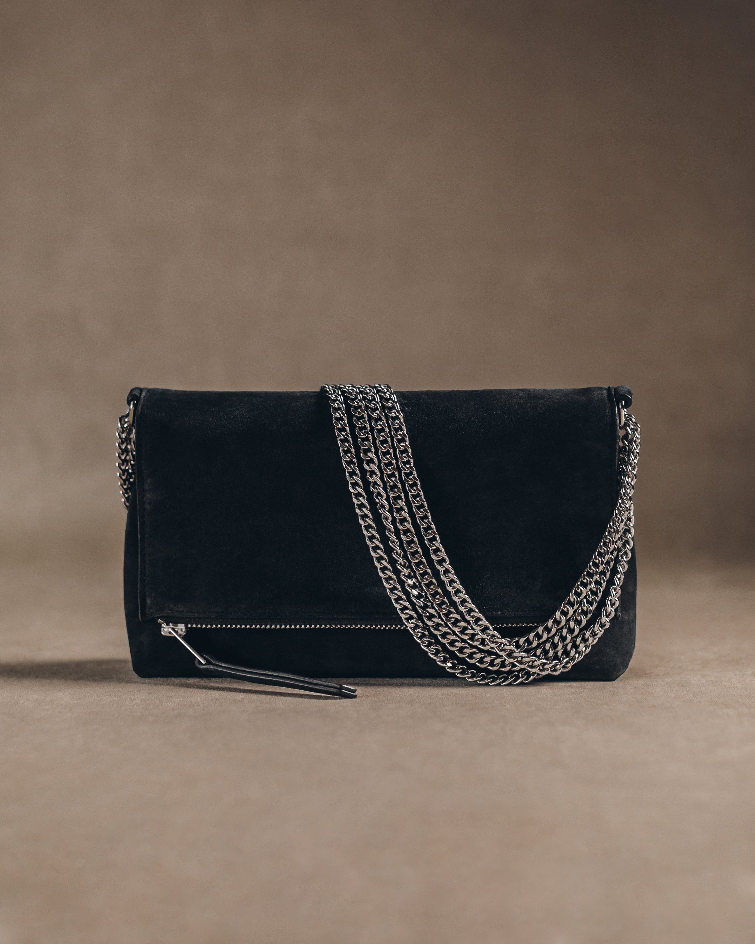 The Dark Suede Zowie Bag