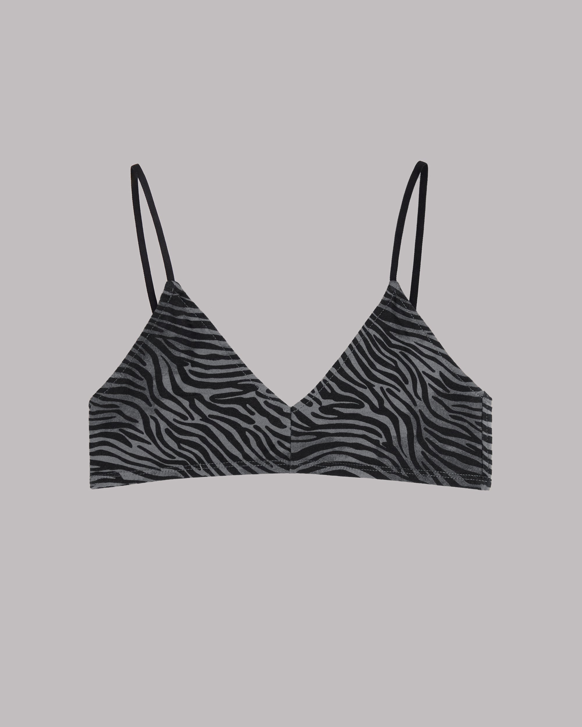 The Dark Zebra Soft Bralette