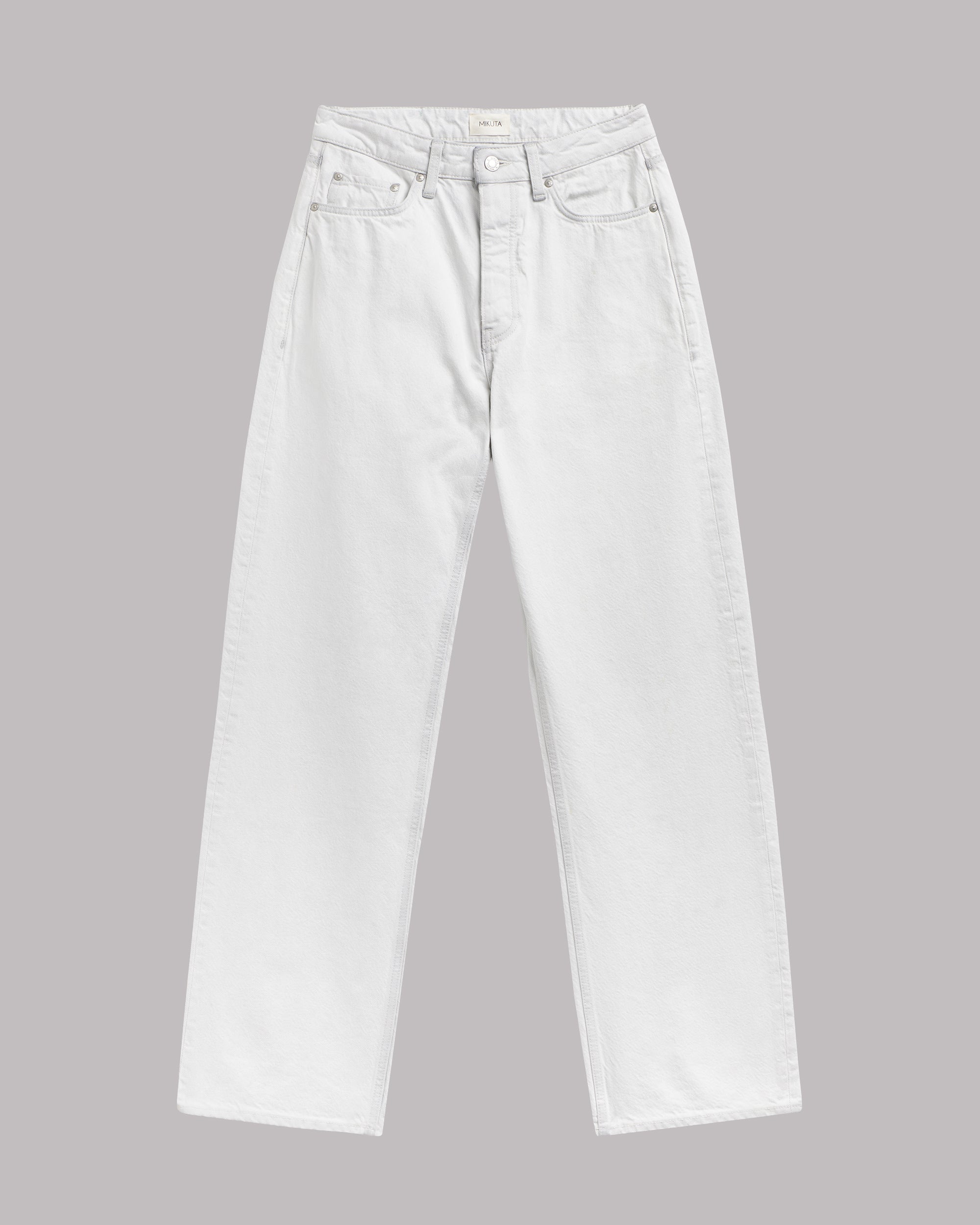 MIKUTA | The White Washed Loose Jeans