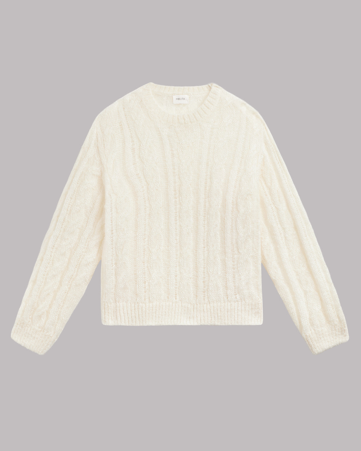 The Ecru Cable Knitted Sweater
