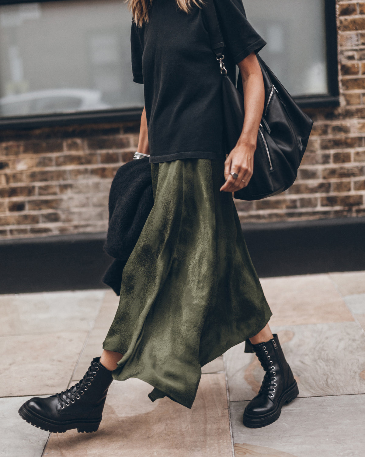 The Green Jacquard Chill Skirt