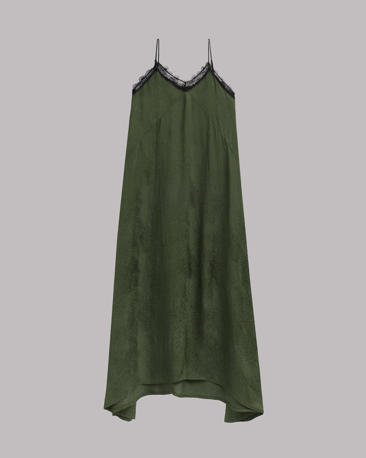 The Green Laced Jacquard Dress