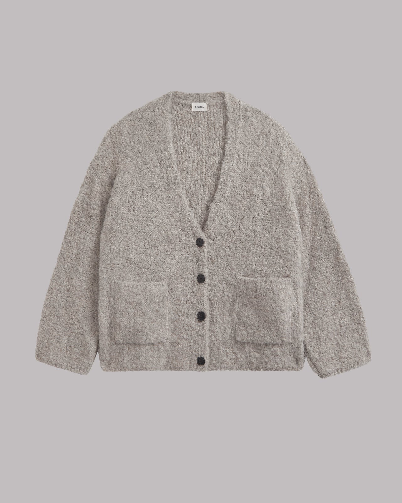 The Grey Alpaca Cardigan